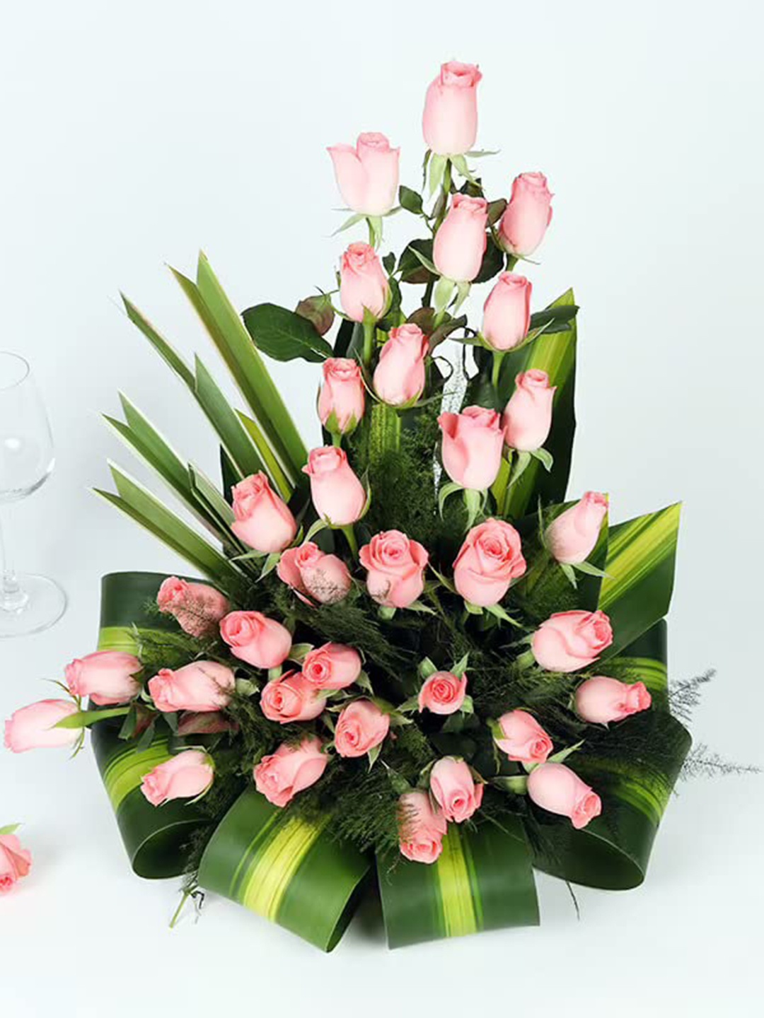 

Floweraura Pink 30 Pieces Fresh Live Roses Flowers Bouquet