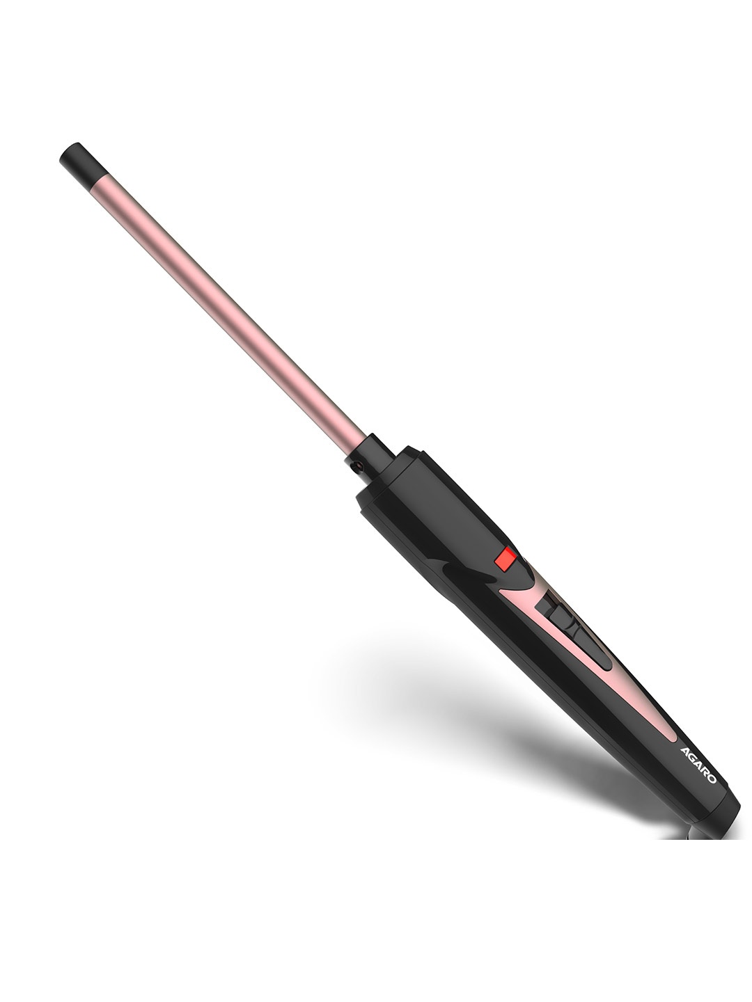 

Agaro HC7017 Round Chopstick 9 mm Barrel Electric Hair Curler - Rose Gold & Black