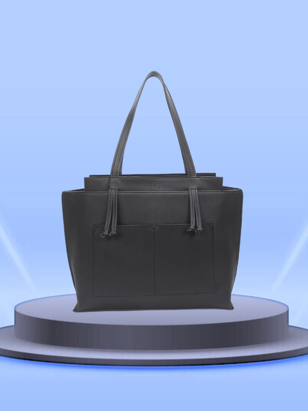 

yelloe Oversized Shopper Shoulder Bag, Black