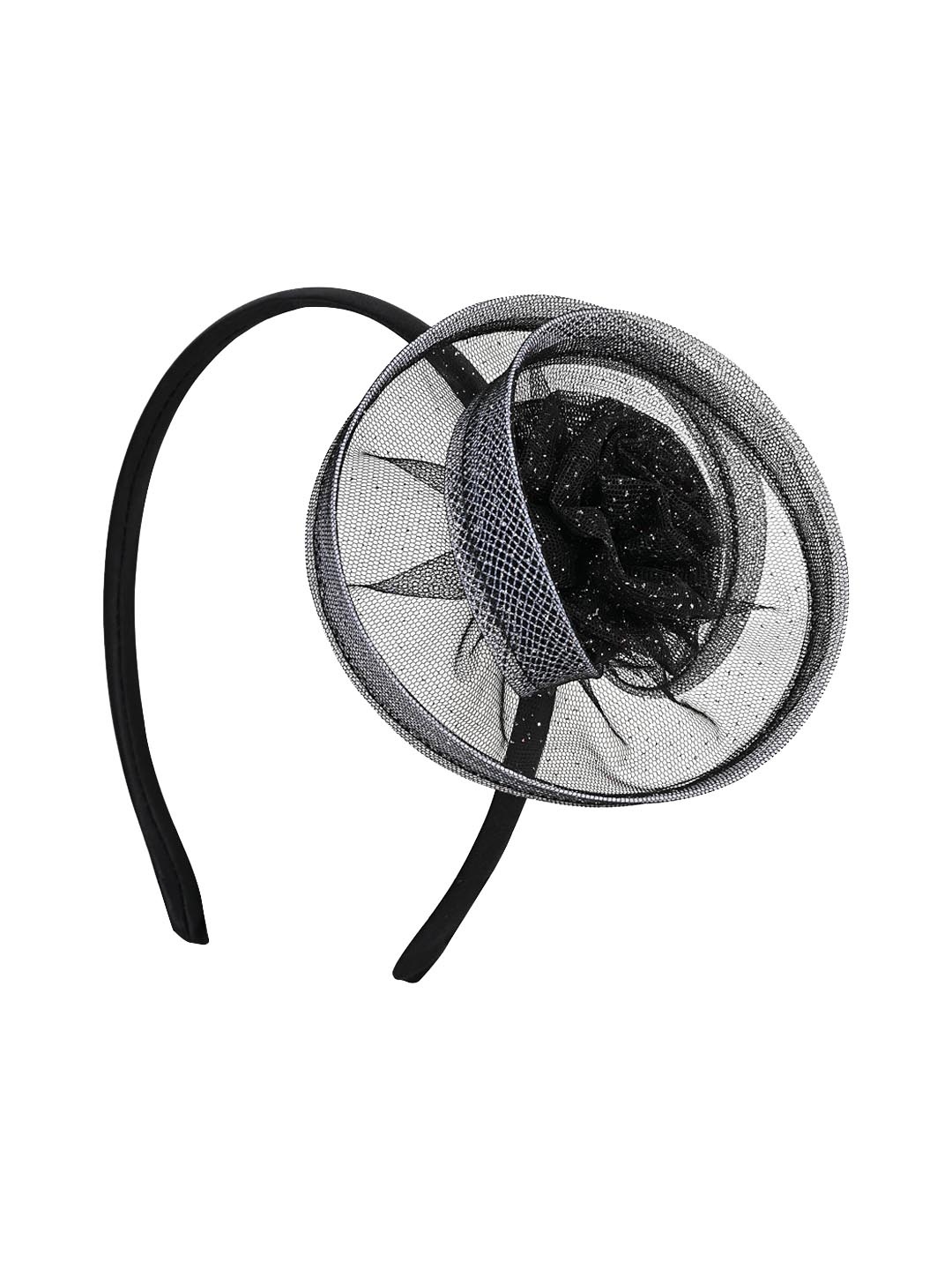 

Aye Candy Girls Sparkling Fascinator Hairband, Black