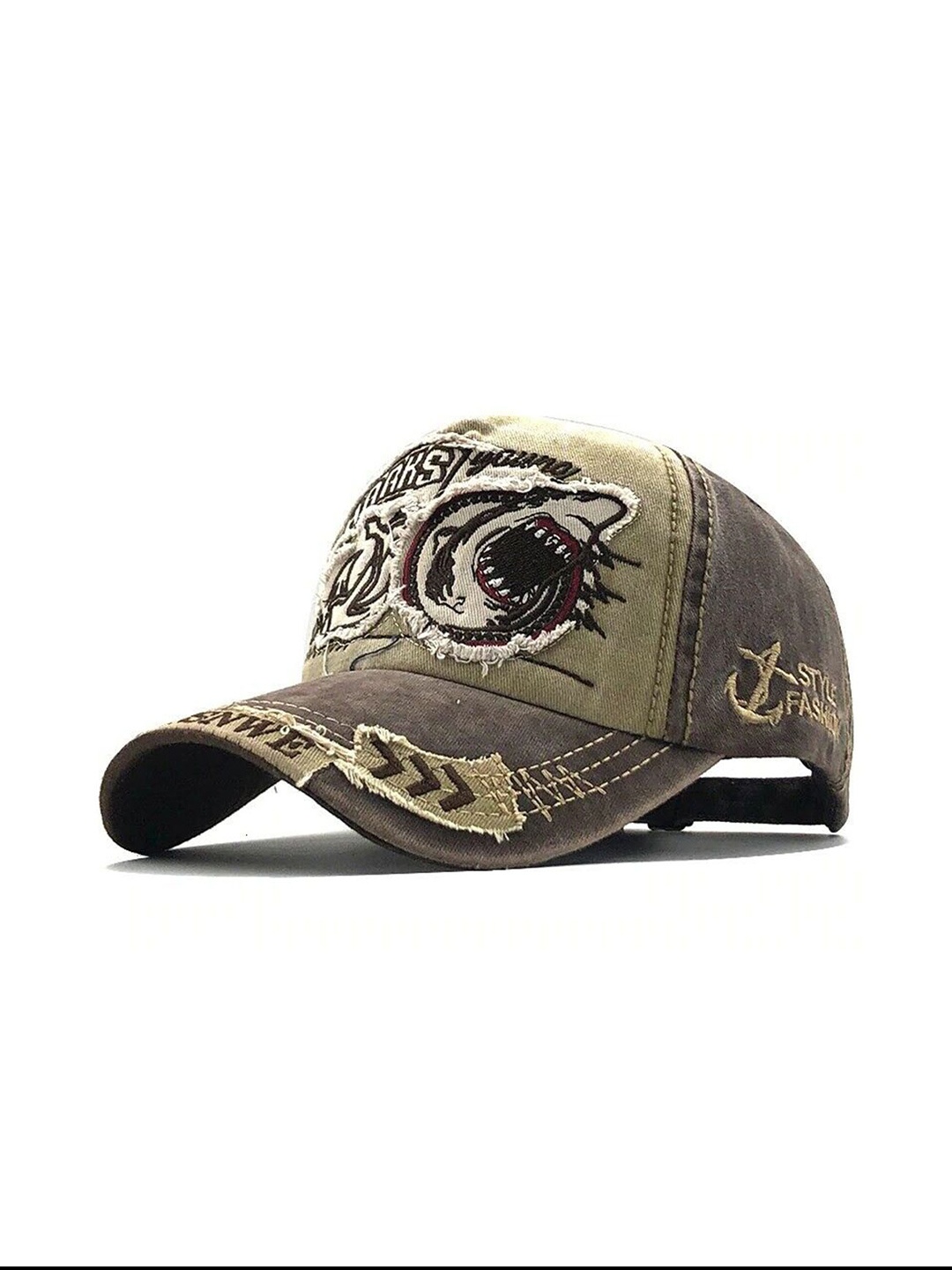 

Alexvyan Men Self Design Baseball Cap, Green
