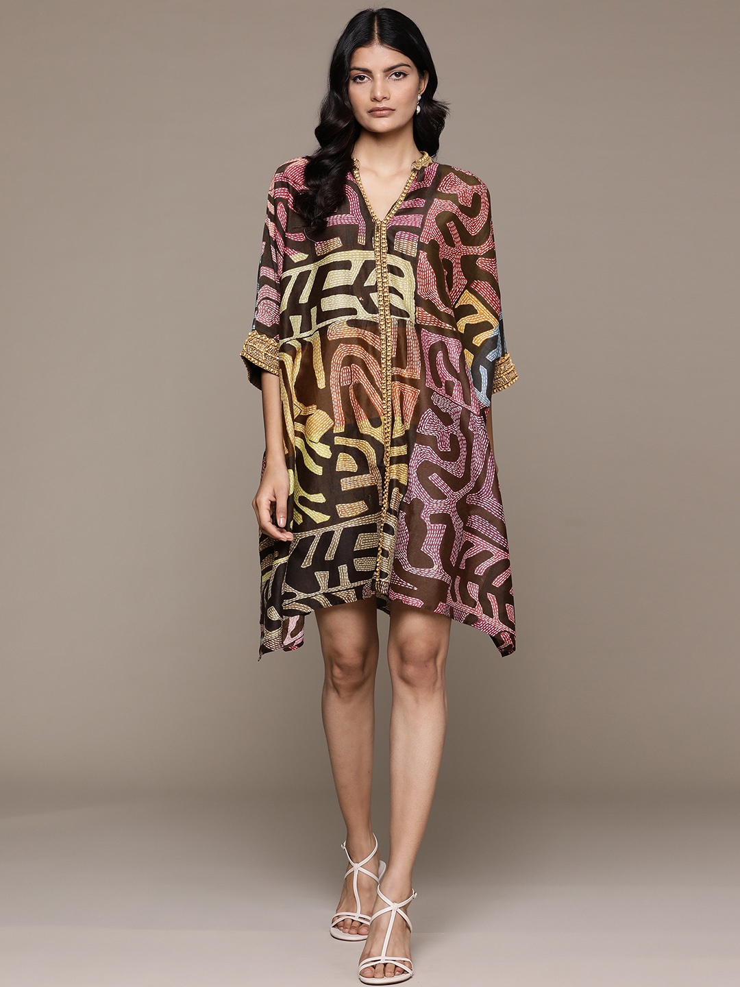 

Ritu Kumar Printed A-Line Dress, Multi