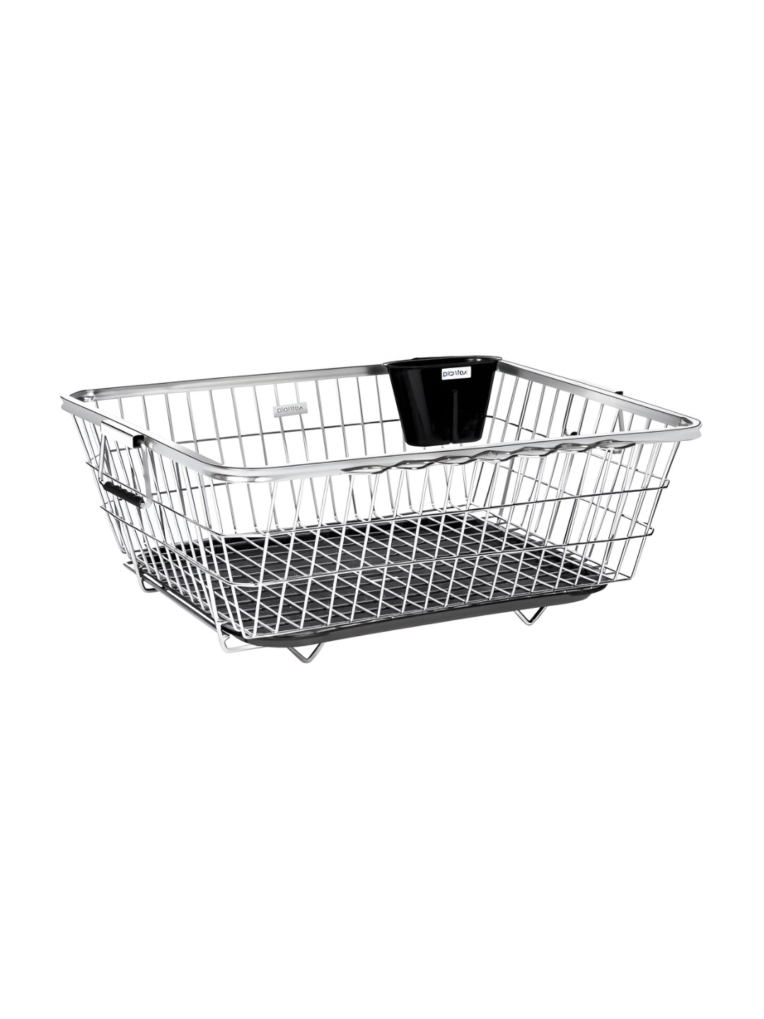 

Plantex Stainless Steel Dish Drainer Basket, Silver