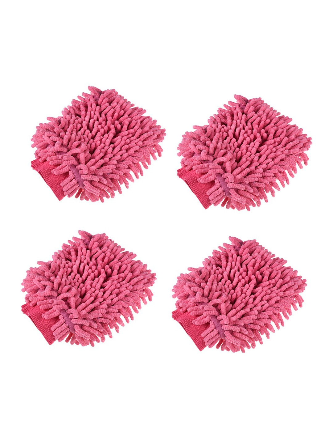

Kuber Industries Pink 4 Pieces Kitchen Gloves