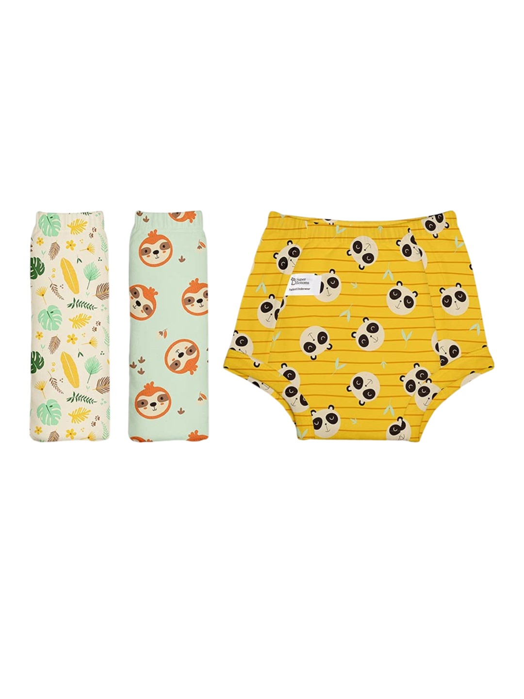 

SuperBottoms Set of 3 Super Dry Feel Padded Underwear - Multicolored, Multi