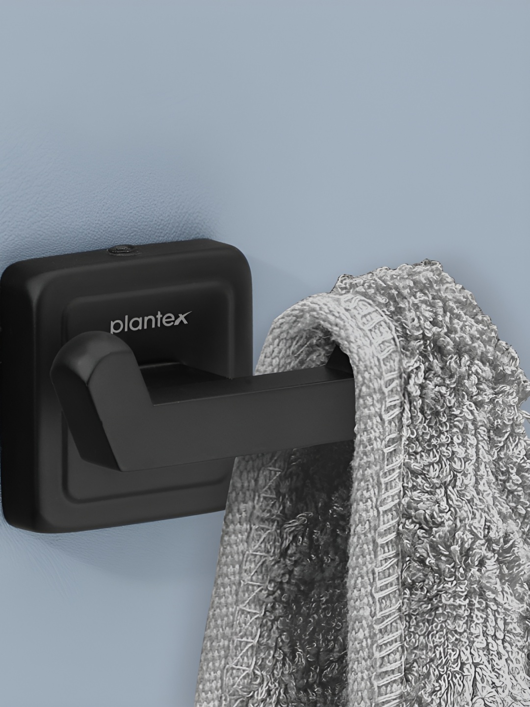 

Plantex Black Stainless Steel Robe Hook