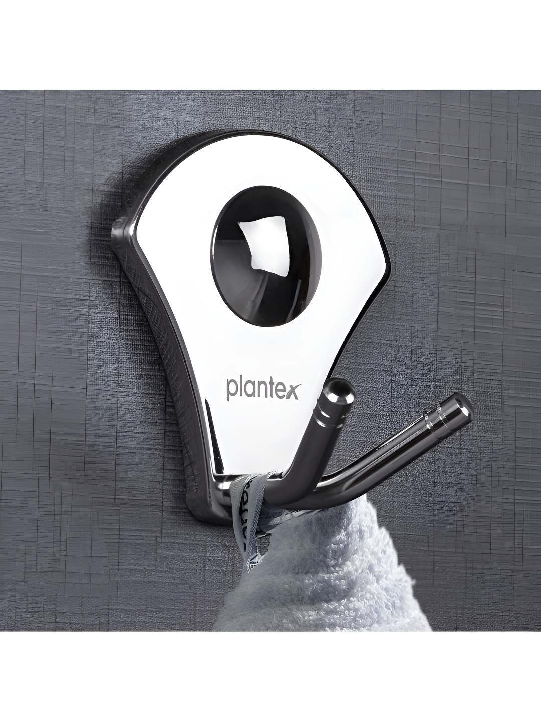 

Plantex Stainless Steel Robe Hook, Silver