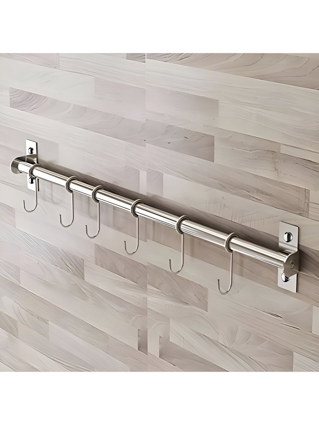 

Plantex Stainless Steel Robe Hook, Silver