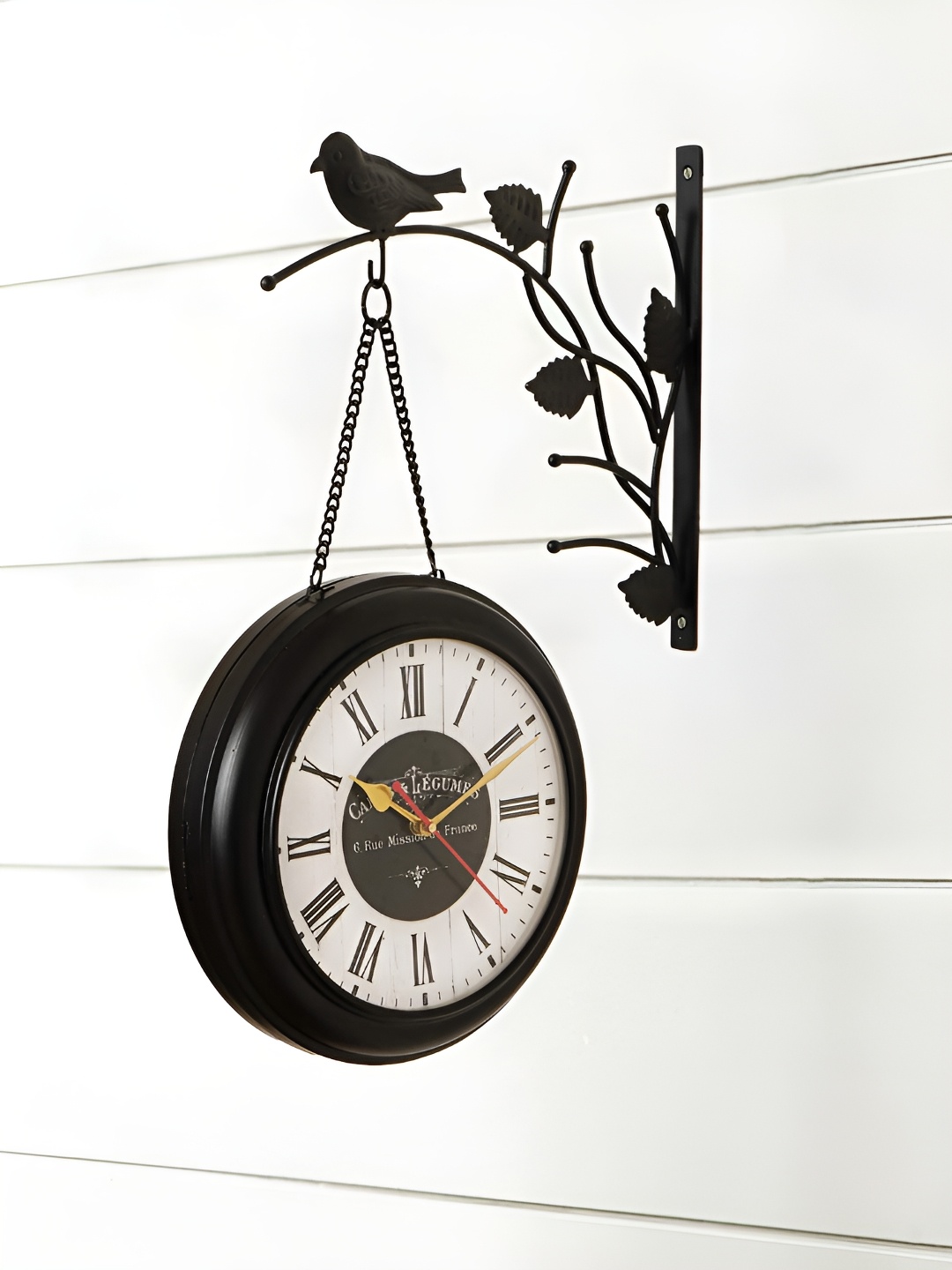 

Craft Smith Black & White Embellished Traditional Wall Clock