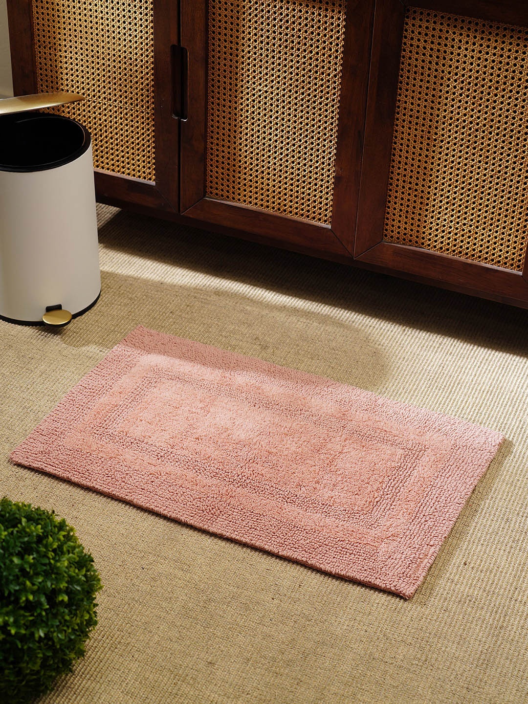 

Pure Home and Living Pink Reversible Bathmat