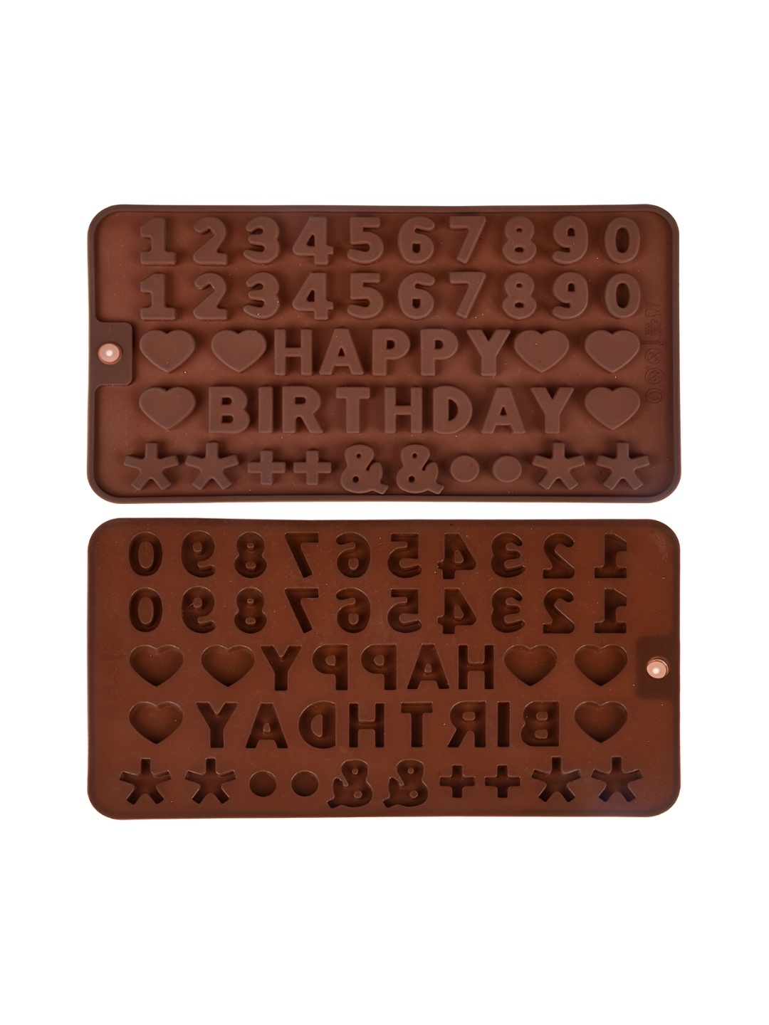 

Kuber Industries Brown Silicone Numerical Chocolate Mould