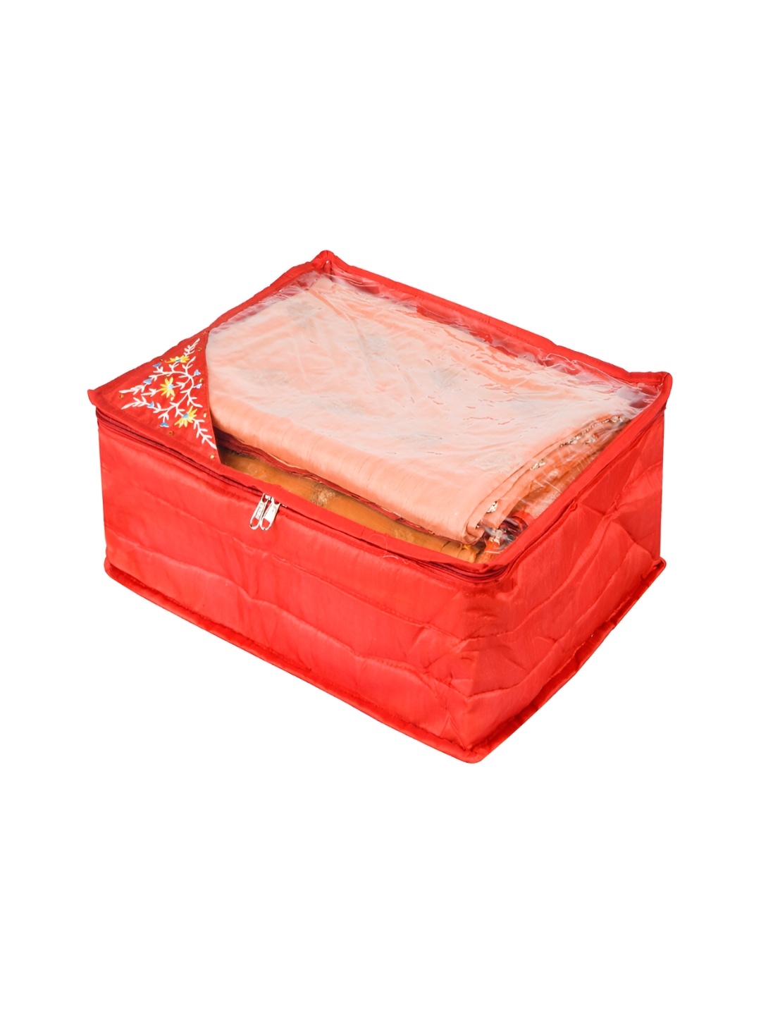 

Kuber Industries Red Set of 2 Reusable Drawer Organiser Organisers