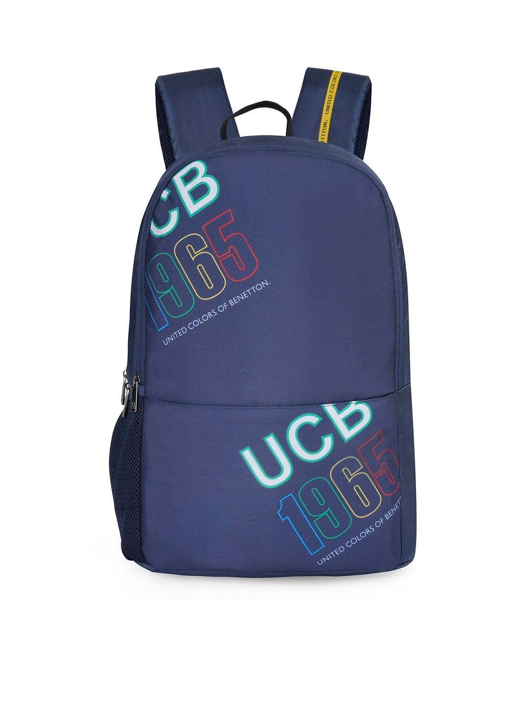 

United Colors of Benetton Unisex Brand Logo Backpack, Navy blue
