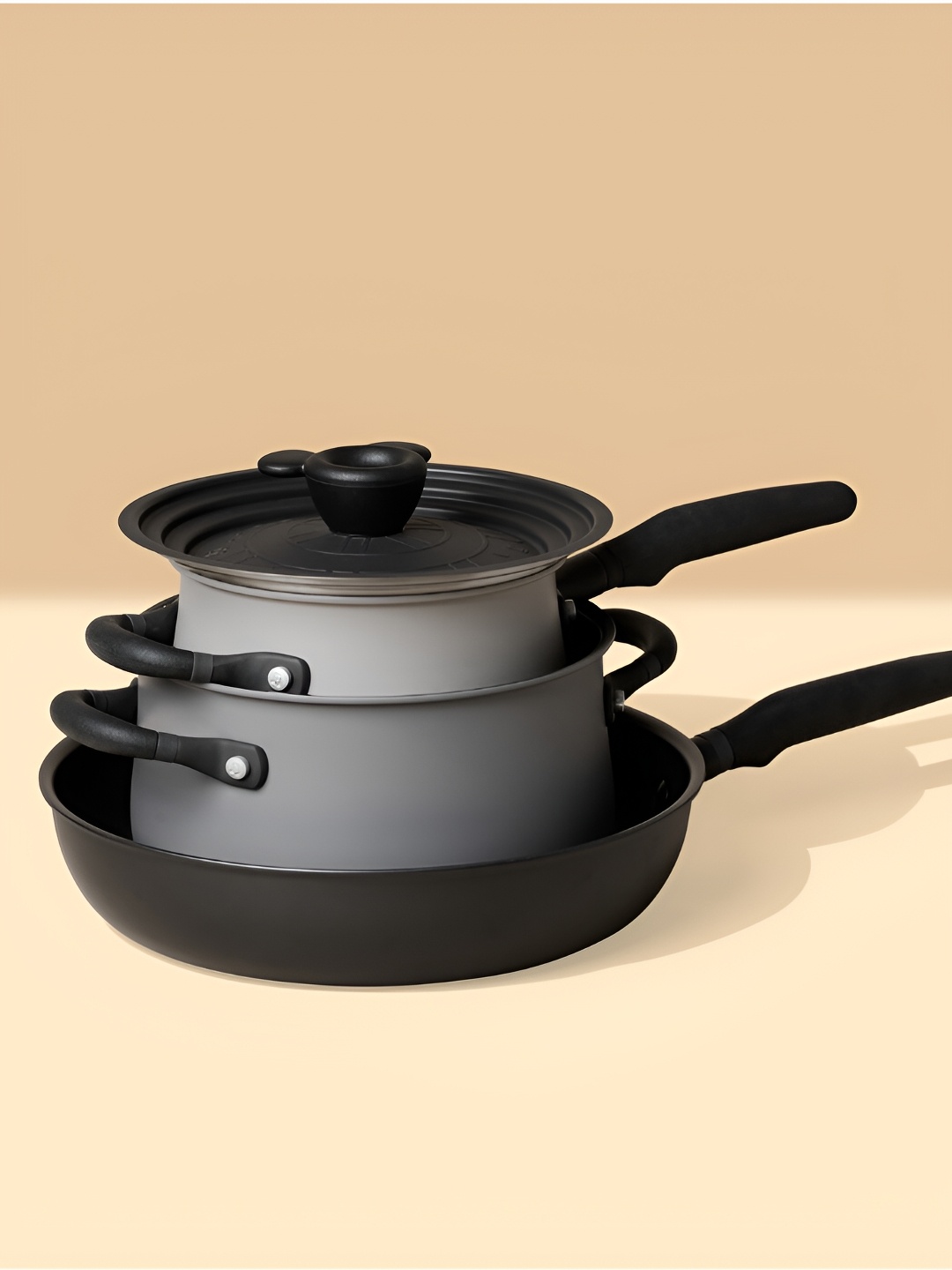 

MEYER Black & Grey 4 Pieces Disney100 Limited Edition Nonstick Cookware Set