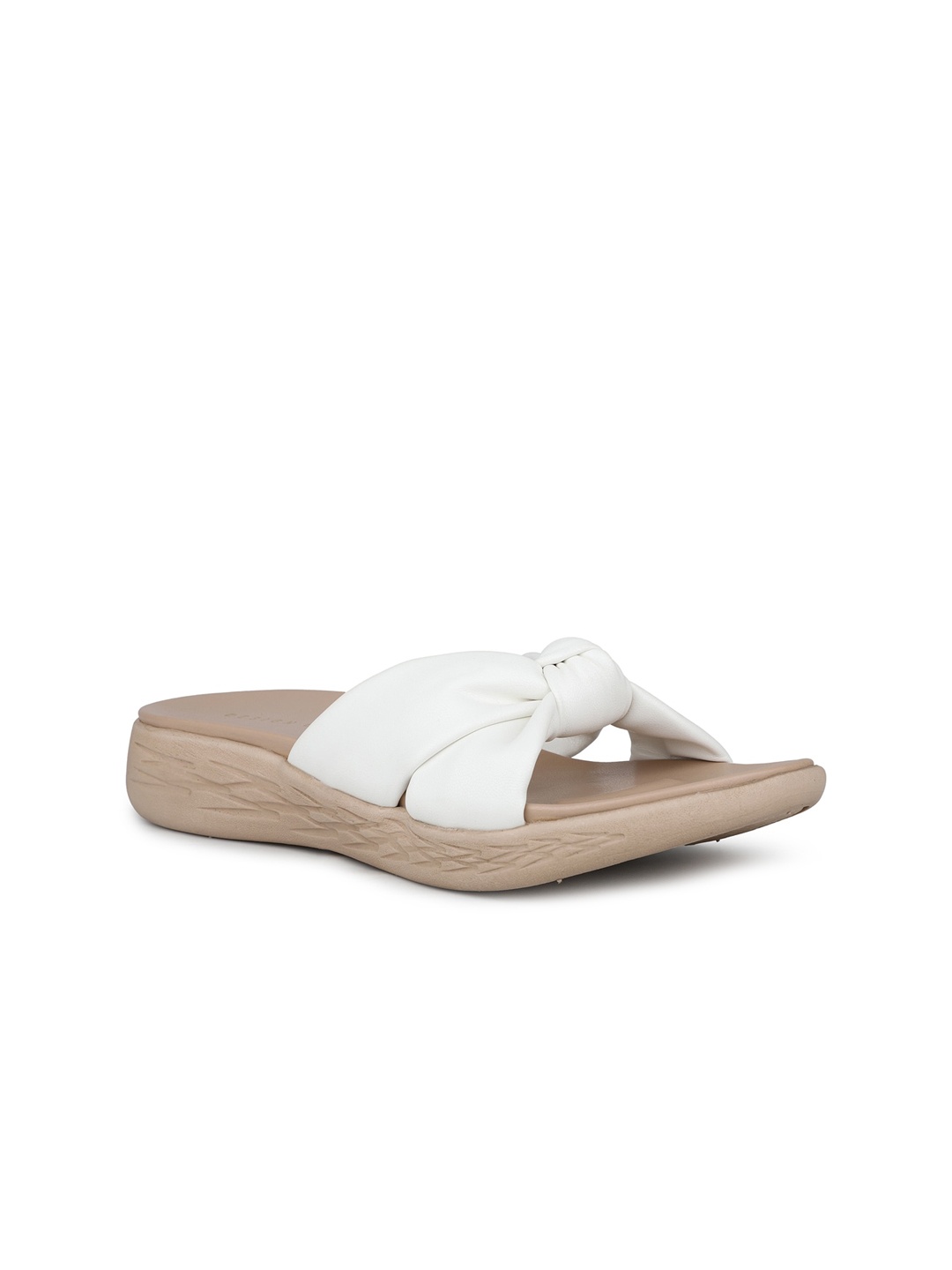 

DESIGN CREW Strappy Open Toe Comfort Heels, White