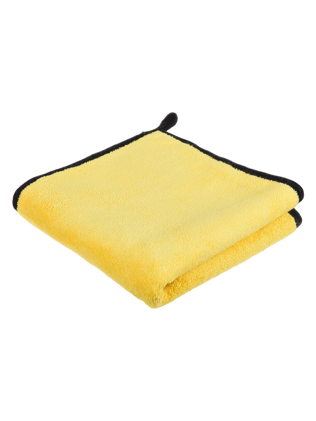 

Kuber Industries 400 GSM 1 Pieces Microfiber Kitchen Towels with Hanging Loop, Yellow