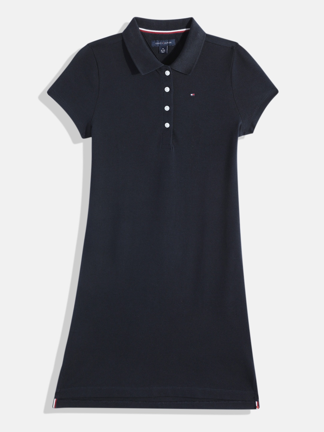 

Tommy Hilfiger Polo Collar Shirt Style Dress, Navy blue