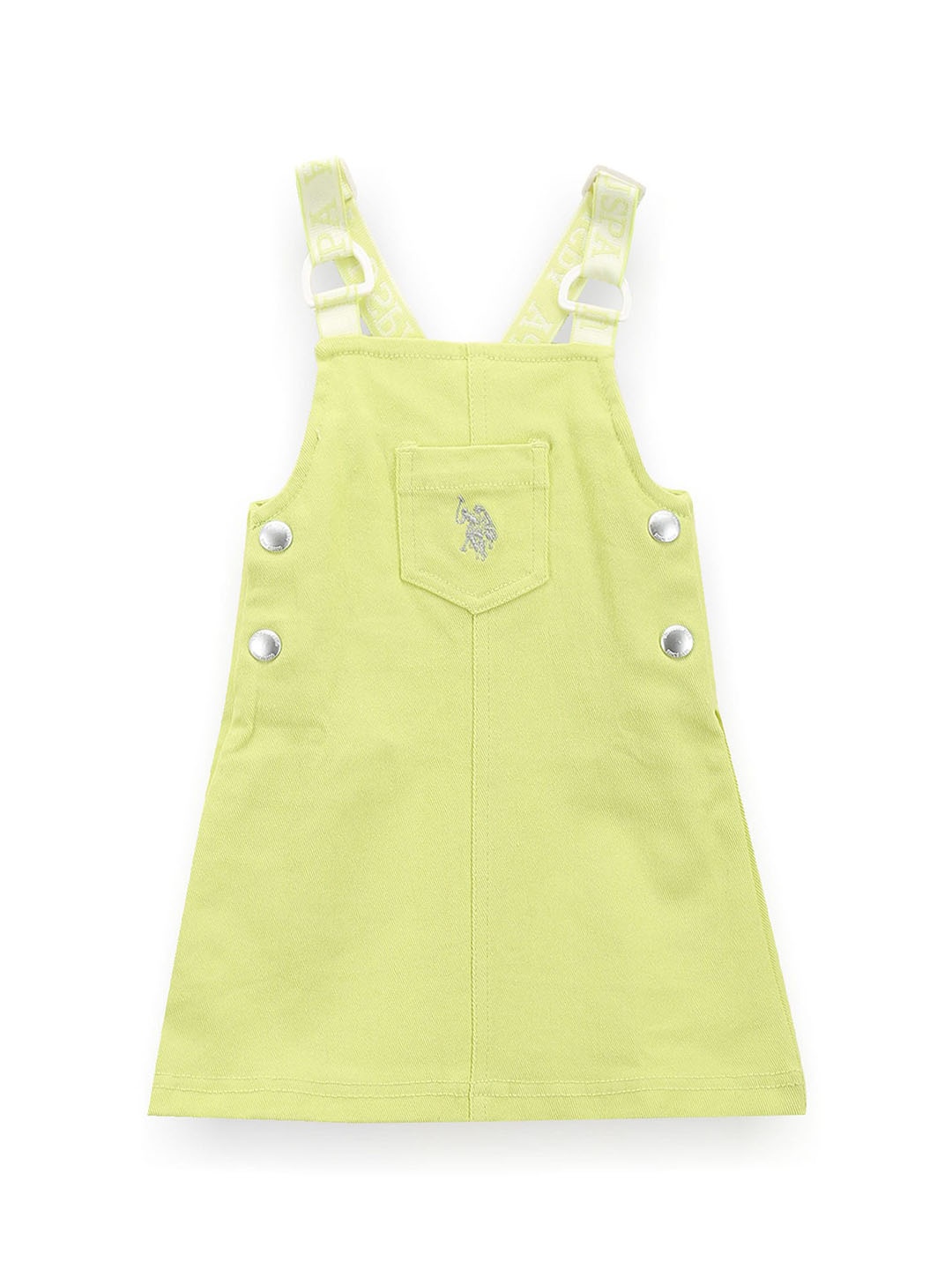 

U.S. Polo Assn. Kids Pinafore Dress, Green