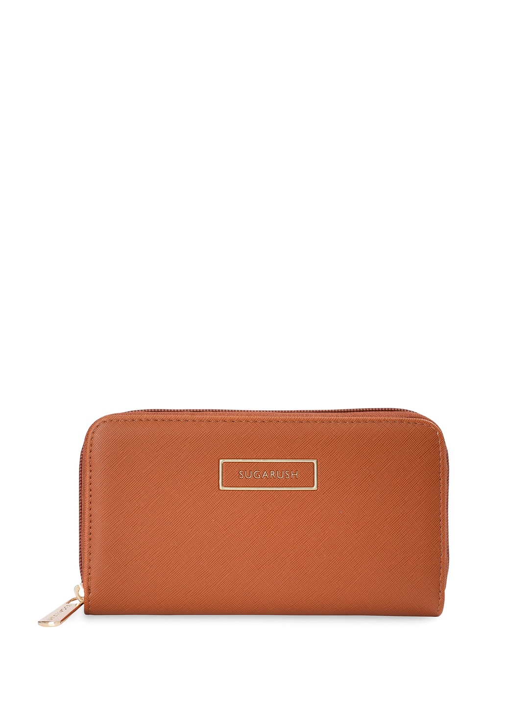 

Sugarush Women Zip Around Wallet, Tan