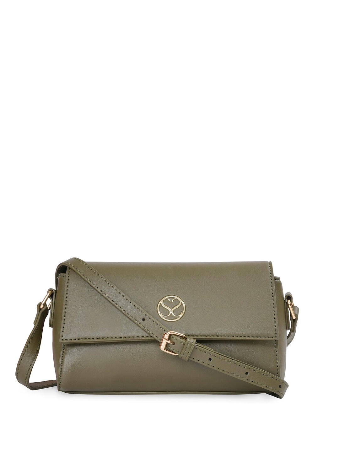 

Sugarush PU Structured Sling Bag, Olive