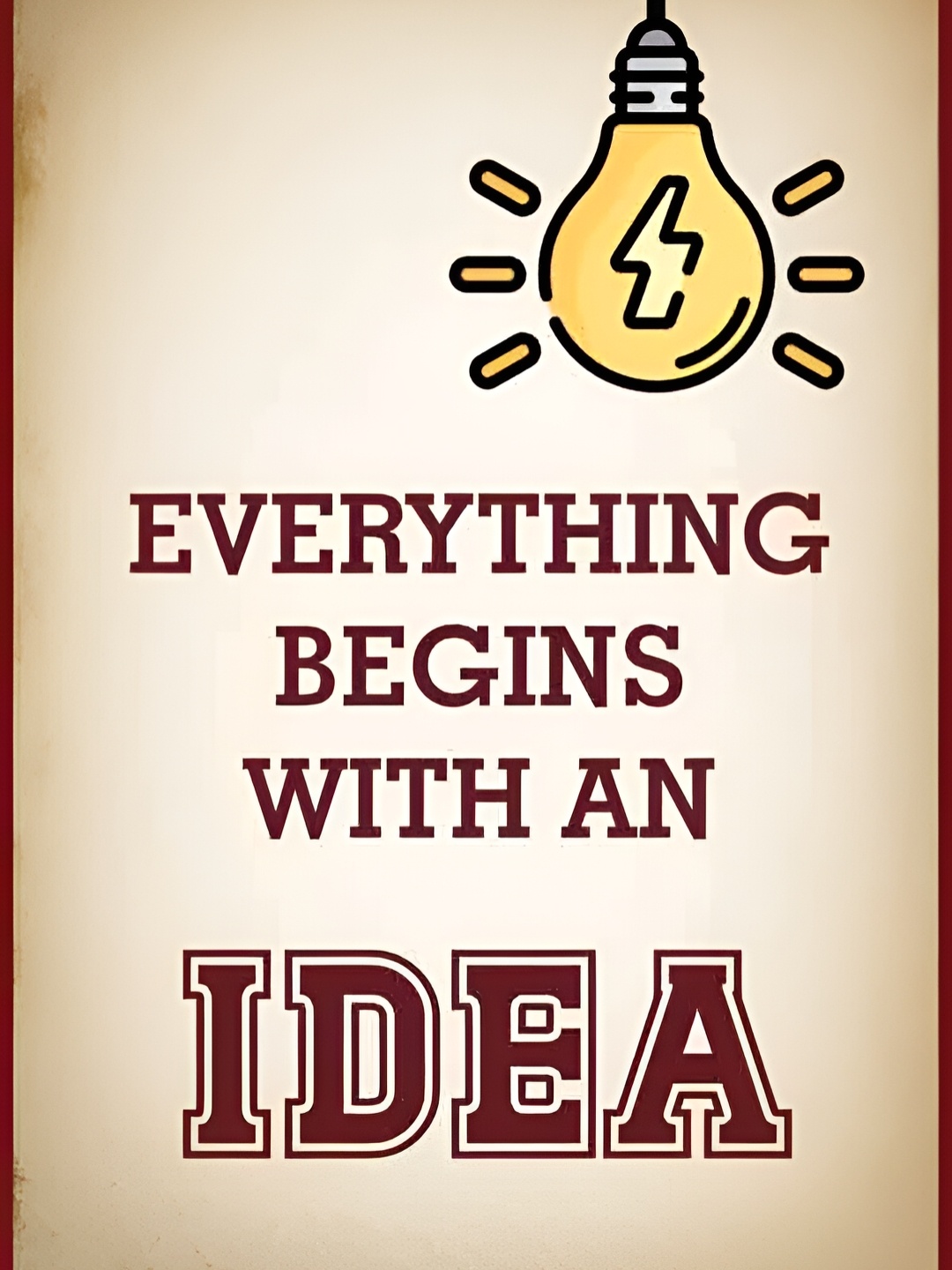 

British Terminal Idea Motivational Quotes Wall Sticker, Multi