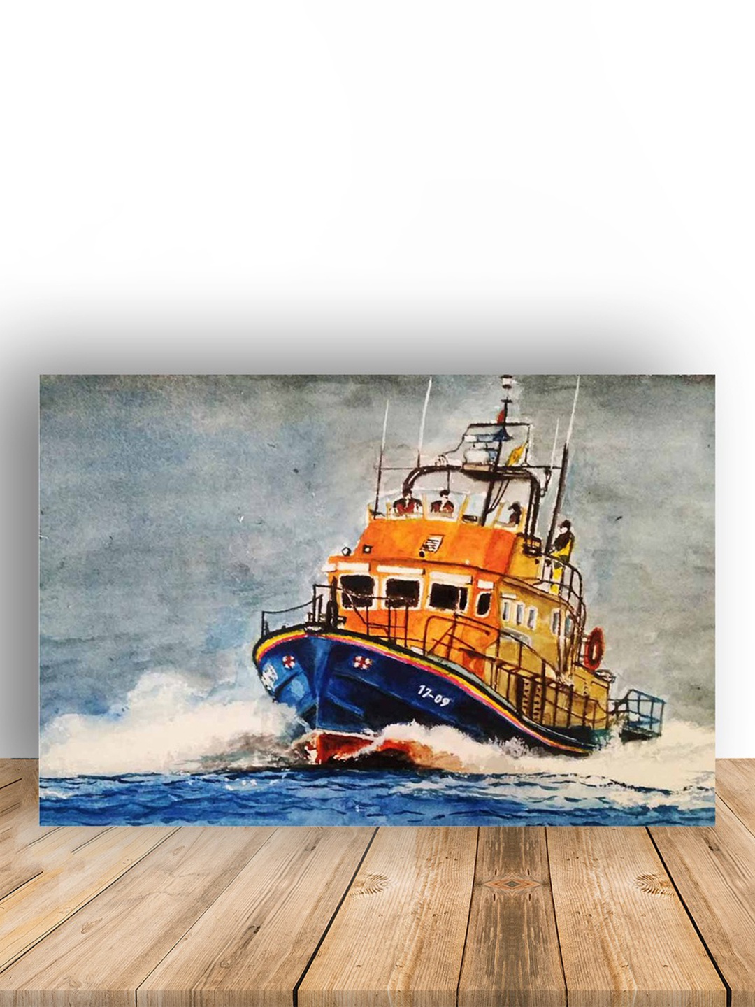 

British Terminal Blue & Orange 1 Piece Paper Other Wall Paintings