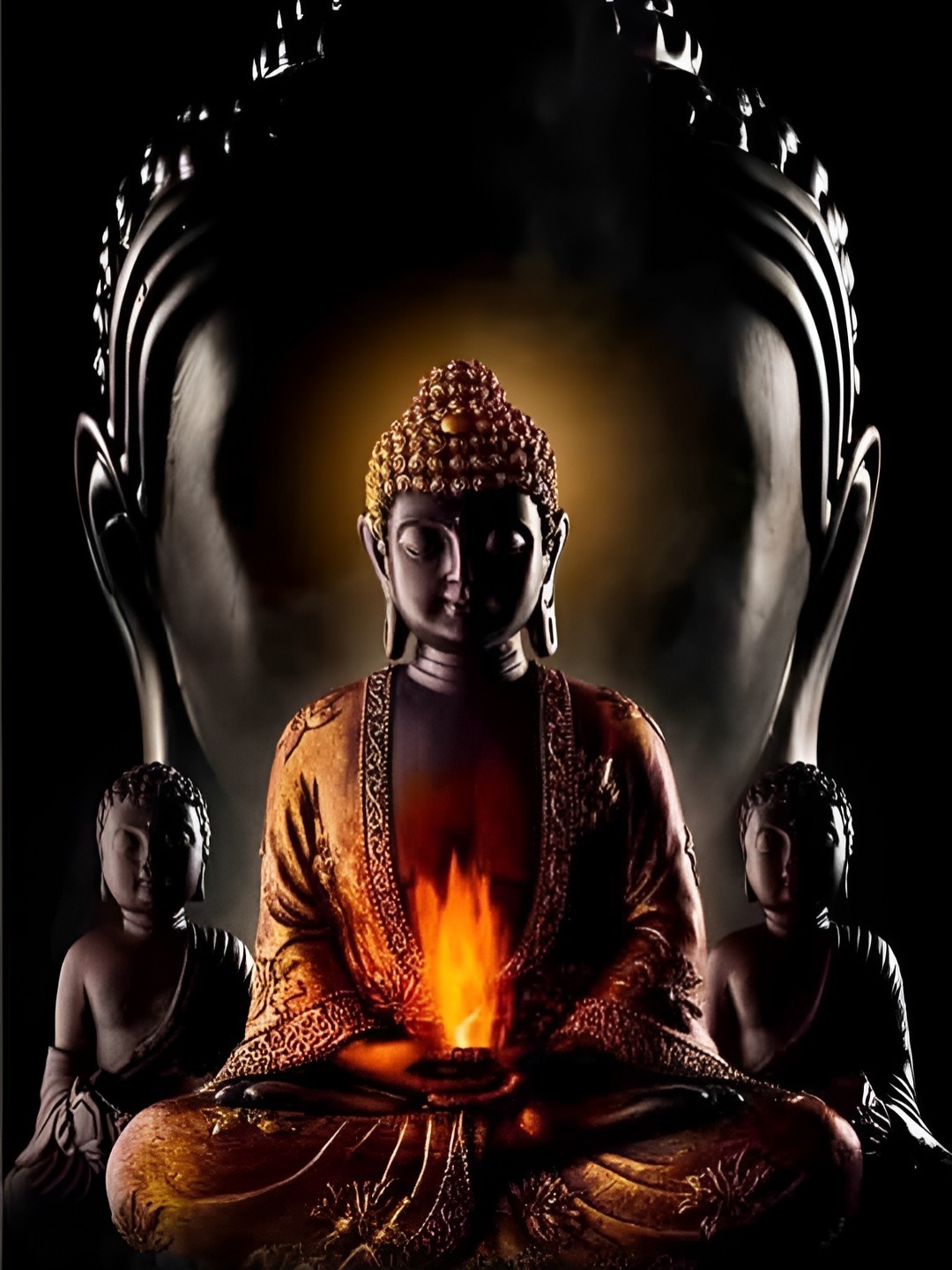 

British Terminal Lord Buddha Poster, Black