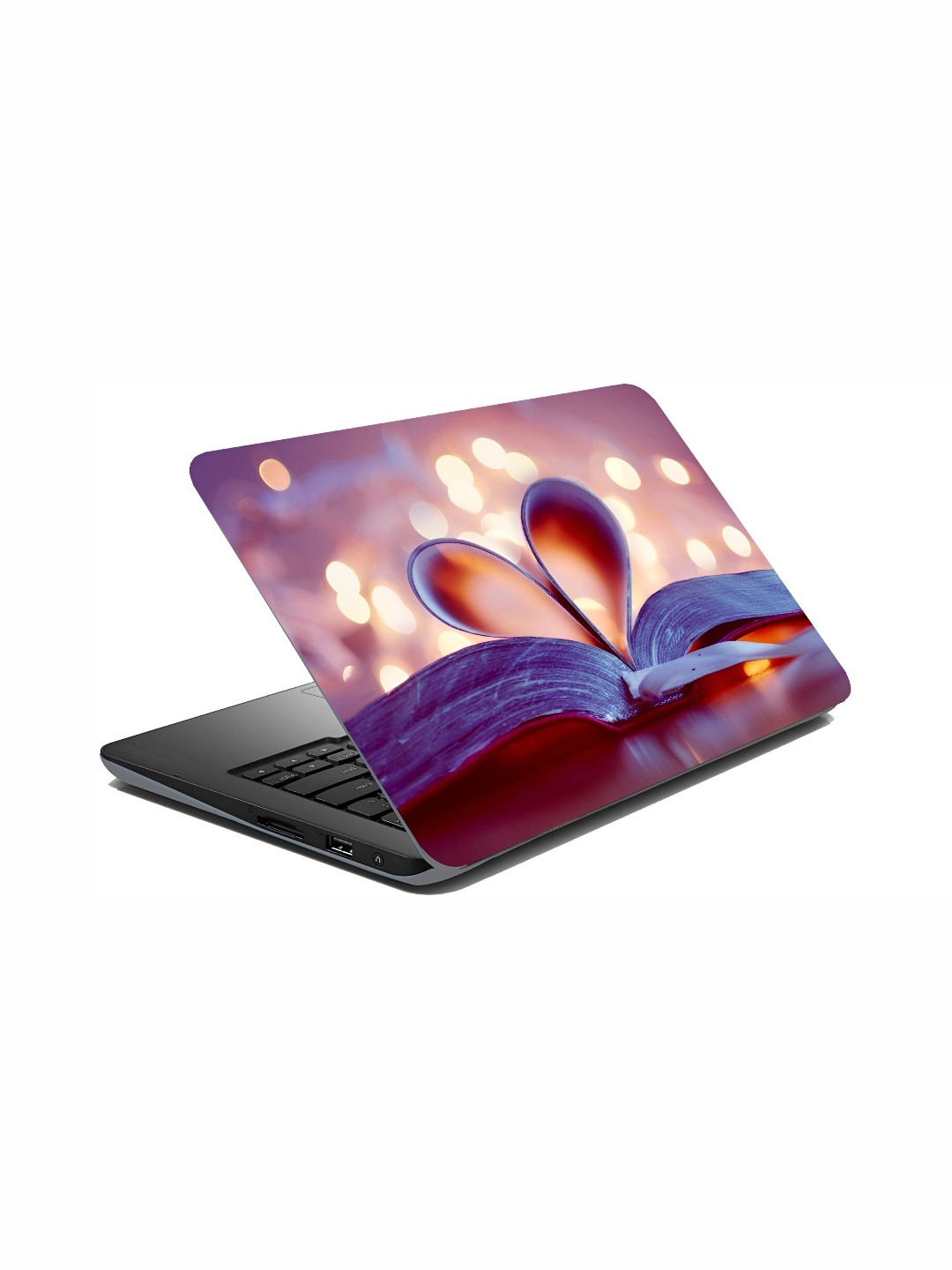 

British Terminal Love Laptop Skin Fully Sticker, Purple