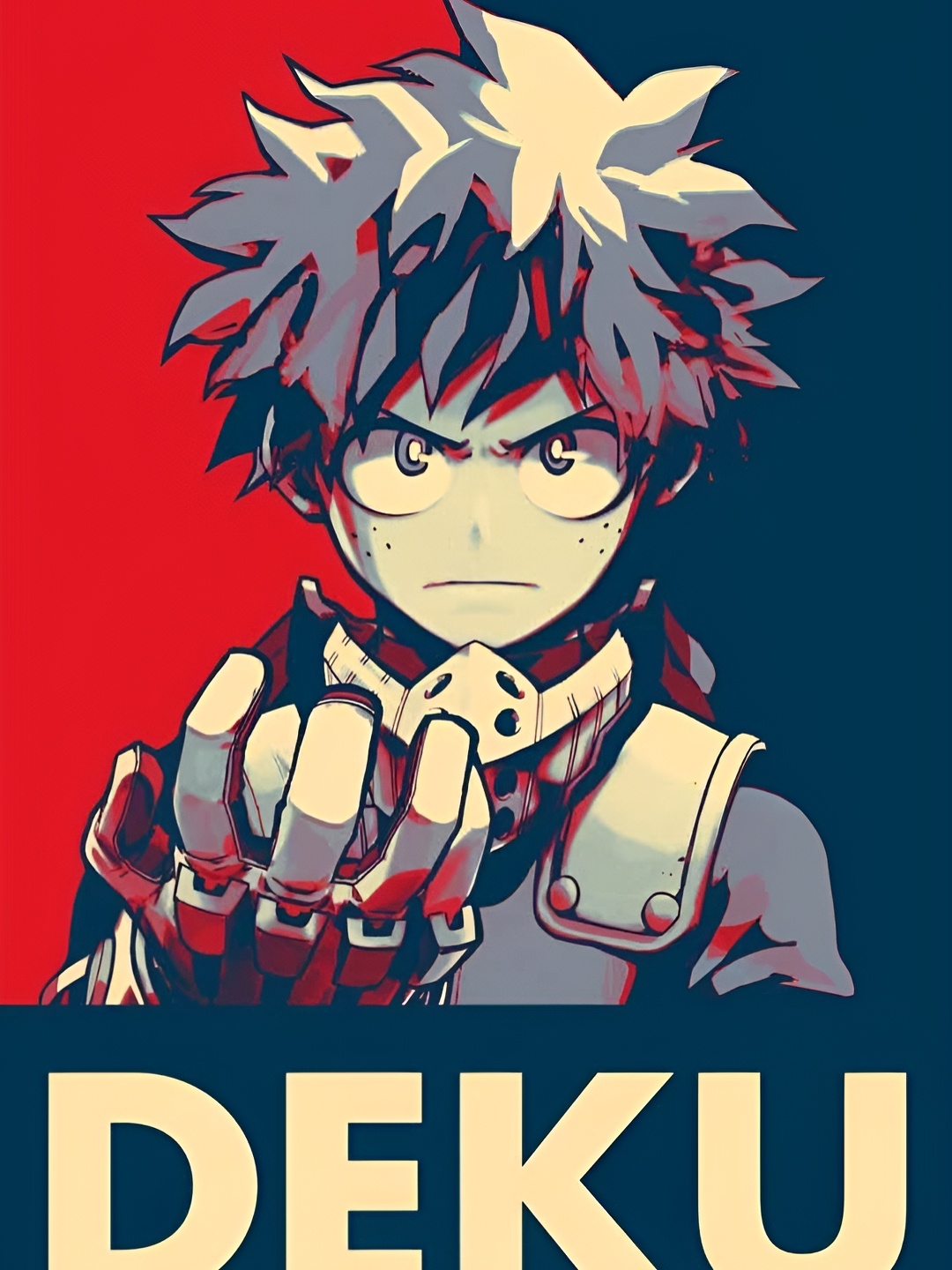 

British Terminal Red & Blue Anime TV Show Wall Sticker