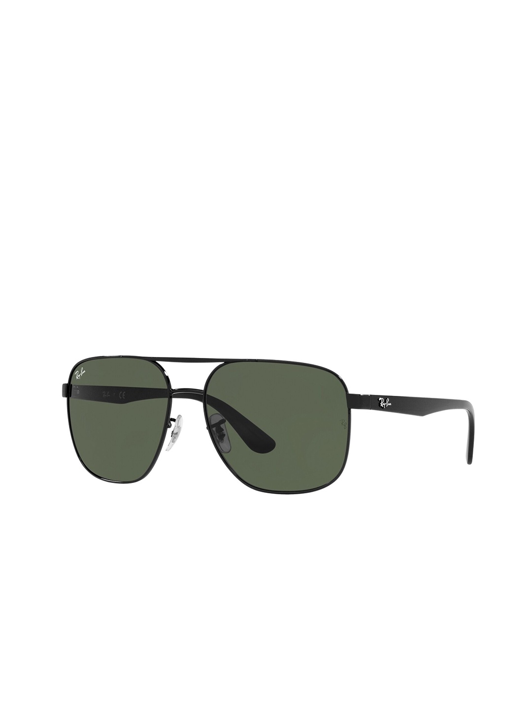 

Ray-Ban Unisex Square Sunglasses with UV Protected Lens, Green