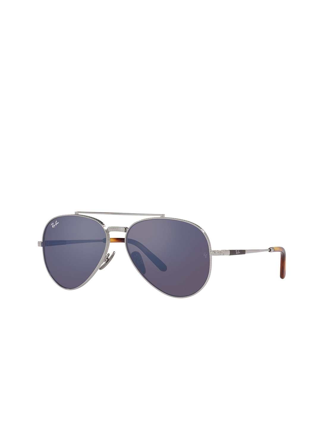 

Ray-Ban Unisex Aviator Sunglasses with UV Protected Lens, Blue