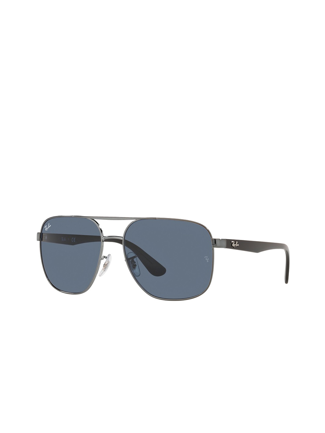 

Ray-Ban Unisex Aviator Sunglasses with UV Protected Lens, Blue