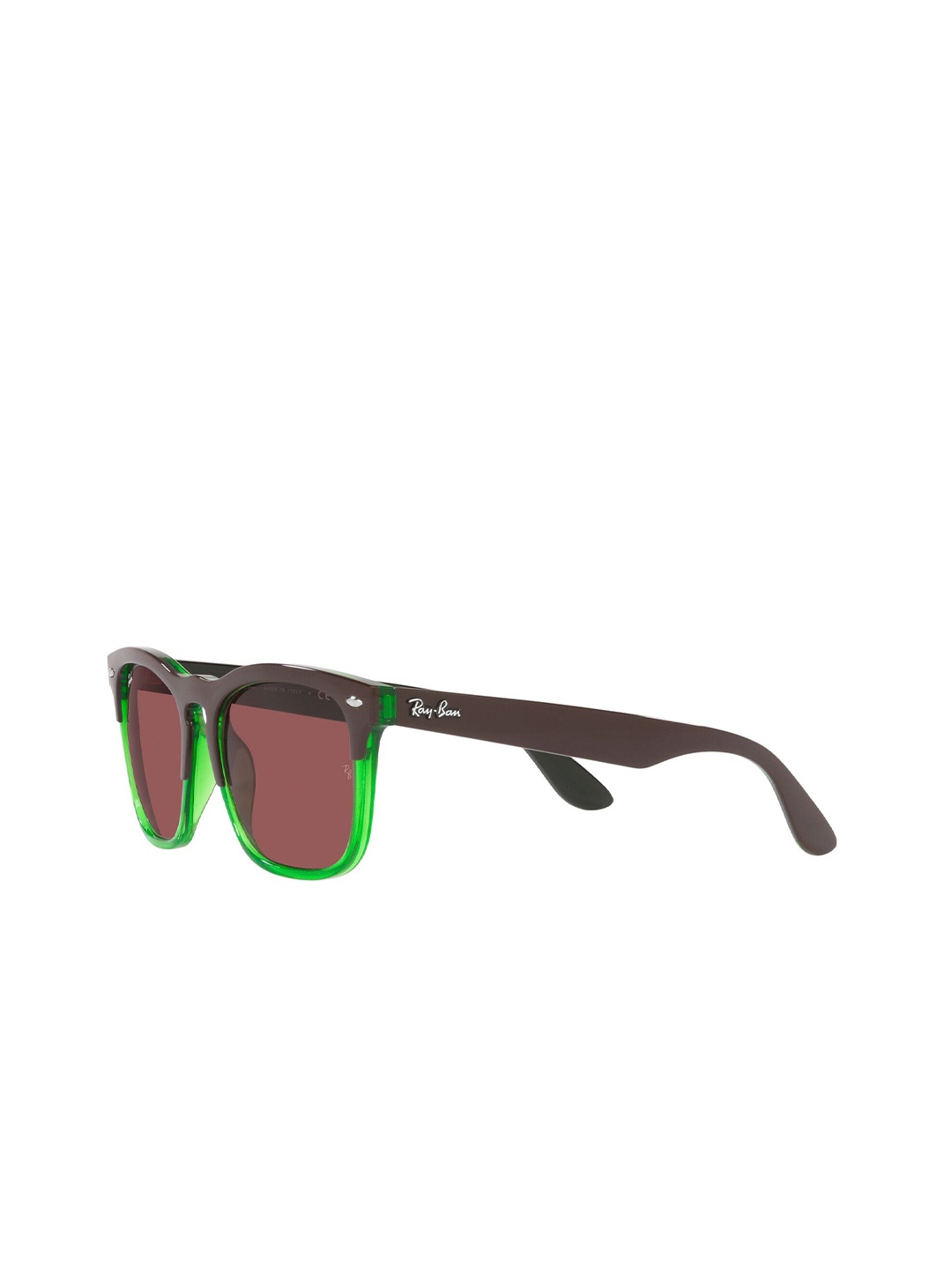 

Ray-Ban Unisex Rectangle Sunglasses with UV Protected Lens, Violet