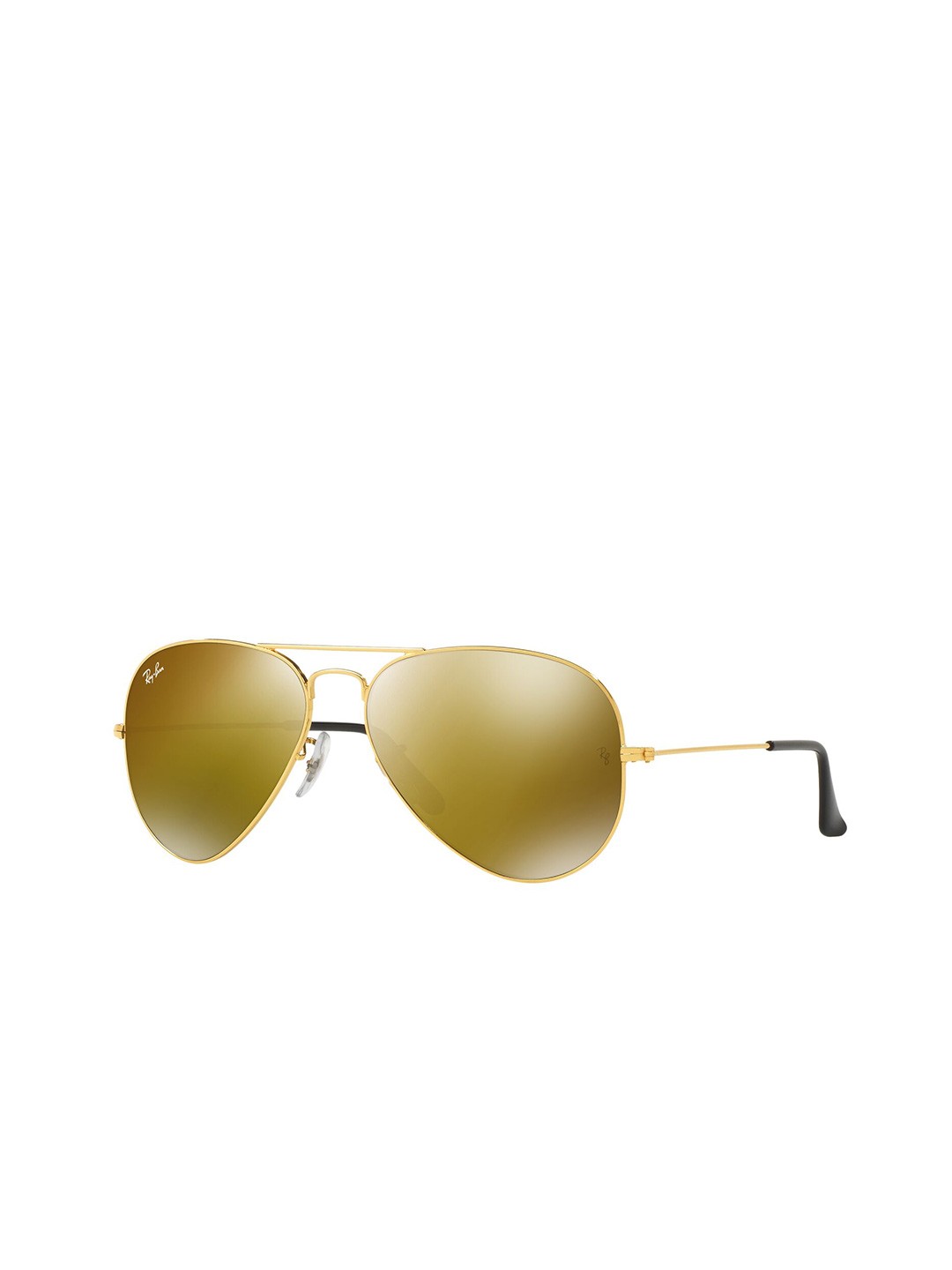 

Ray-Ban Unisex Aviator Sunglasses with UV Protected Lens, Gold