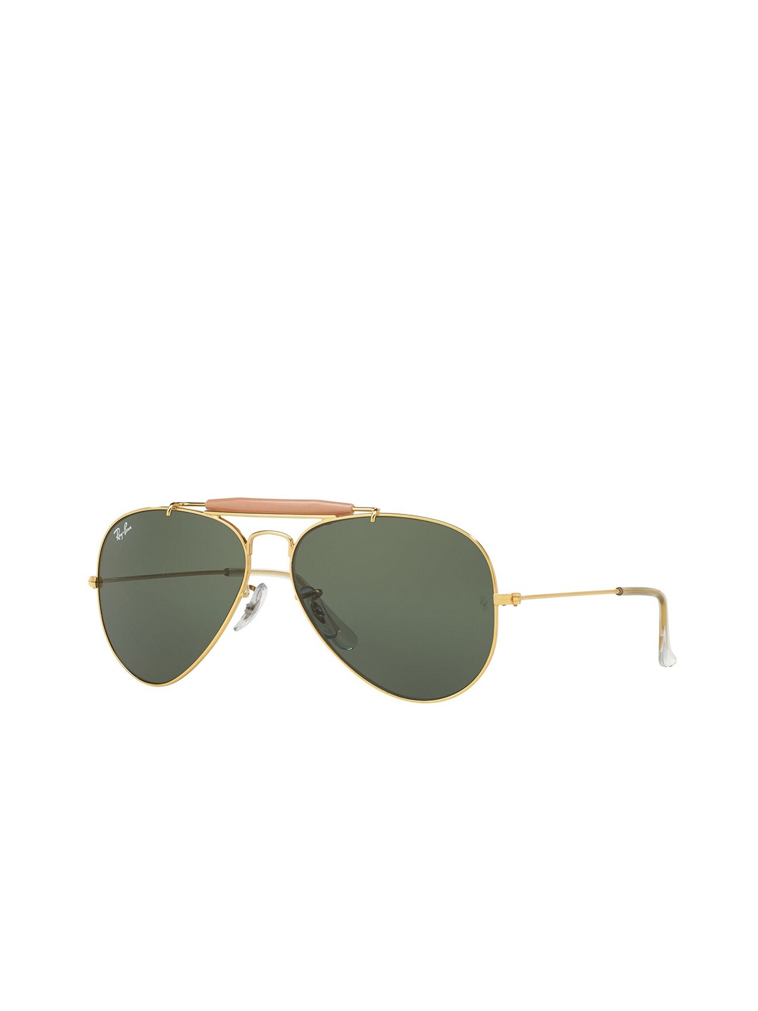 

Ray-Ban Unisex Aviator Sunglasses with UV Protected Lens, Green