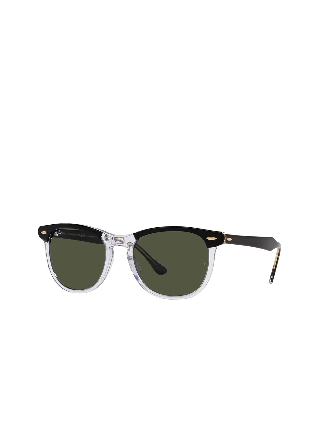 

Ray-Ban Unisex Round Sunglasses with UV Protected Lens, Green