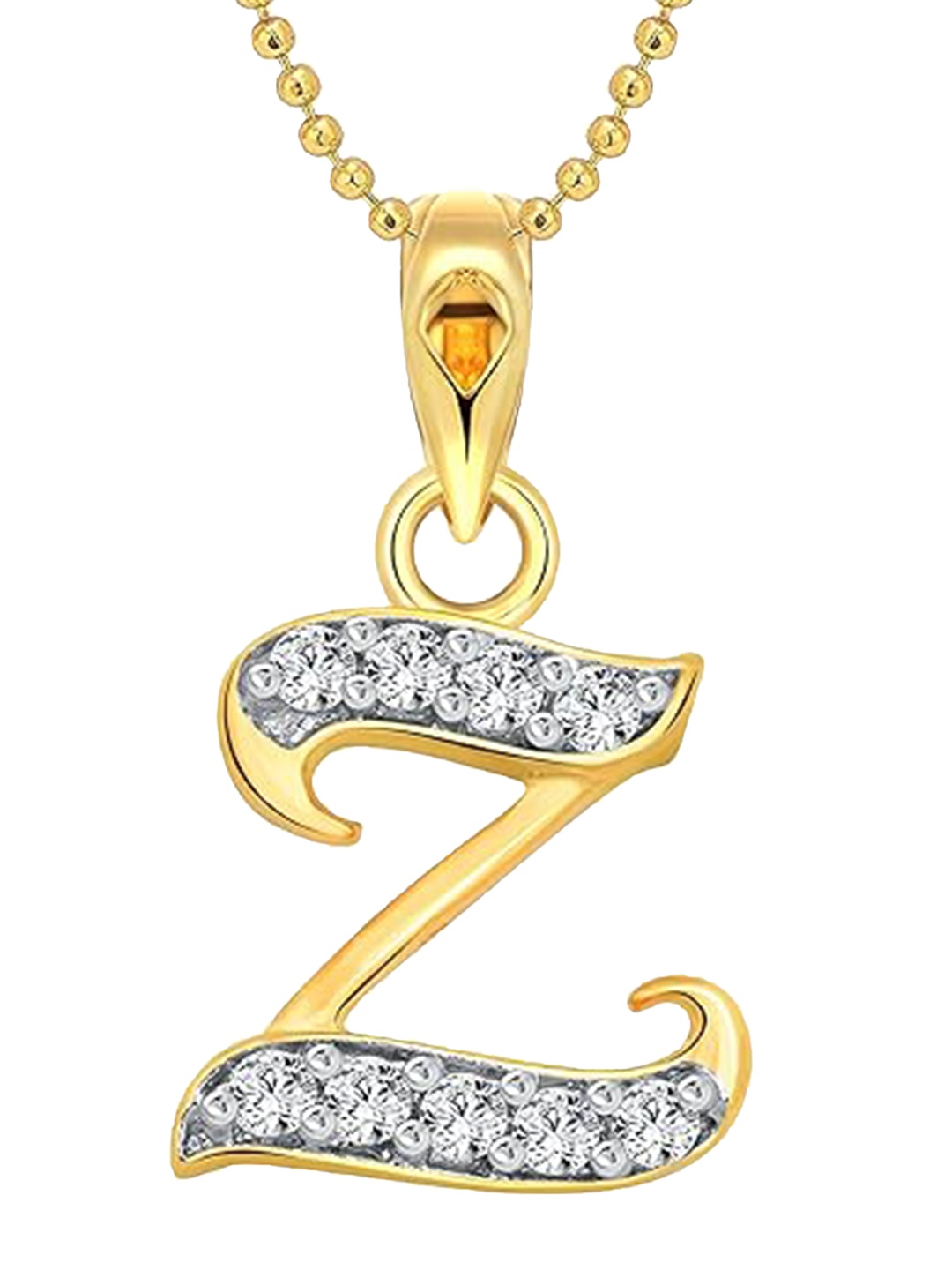 

Vighnaharta Gold-Plated Contemporary Pendants with Chains