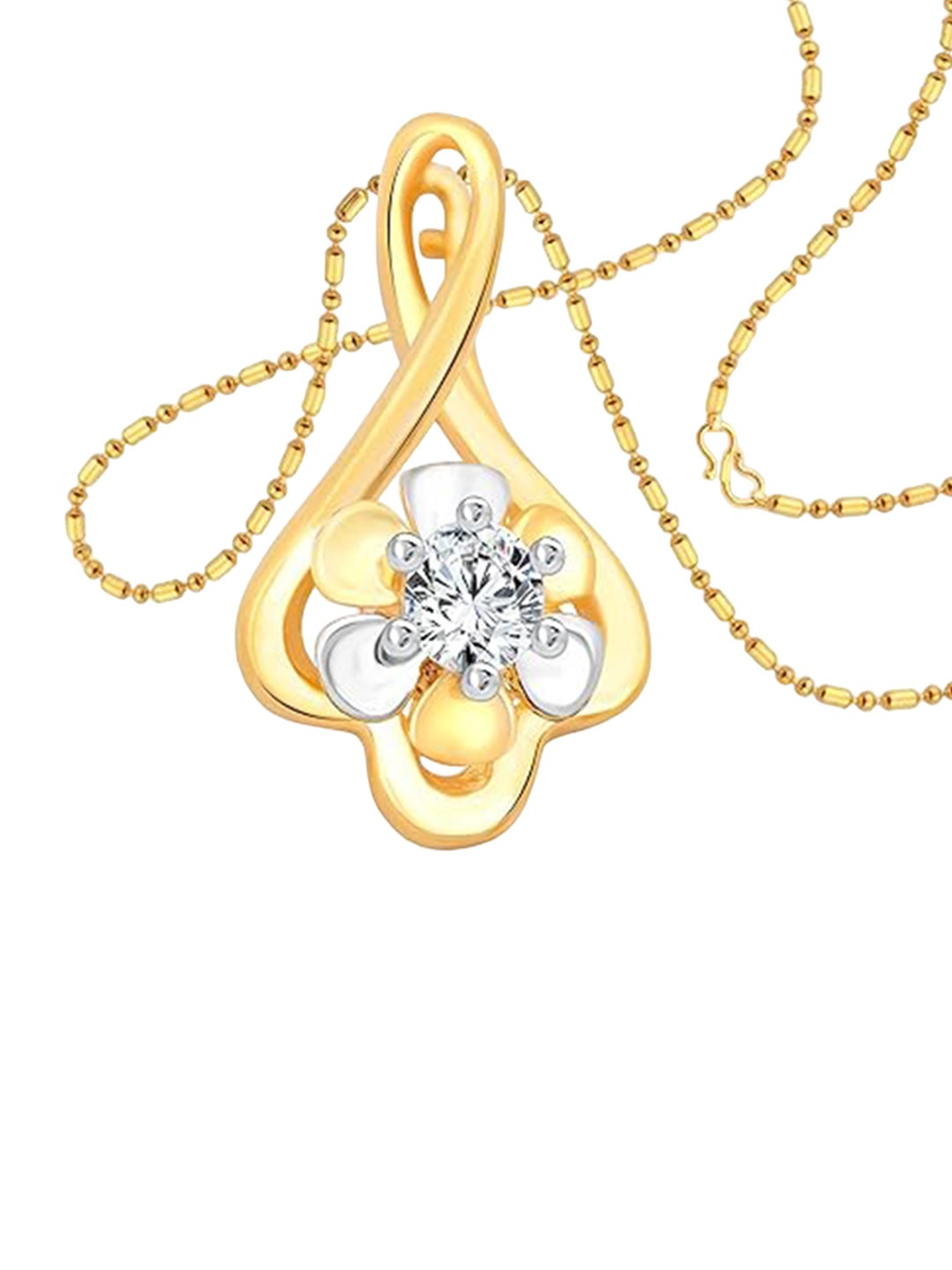 

Vighnaharta Gold-Plated Contemporary Pendants with Chains