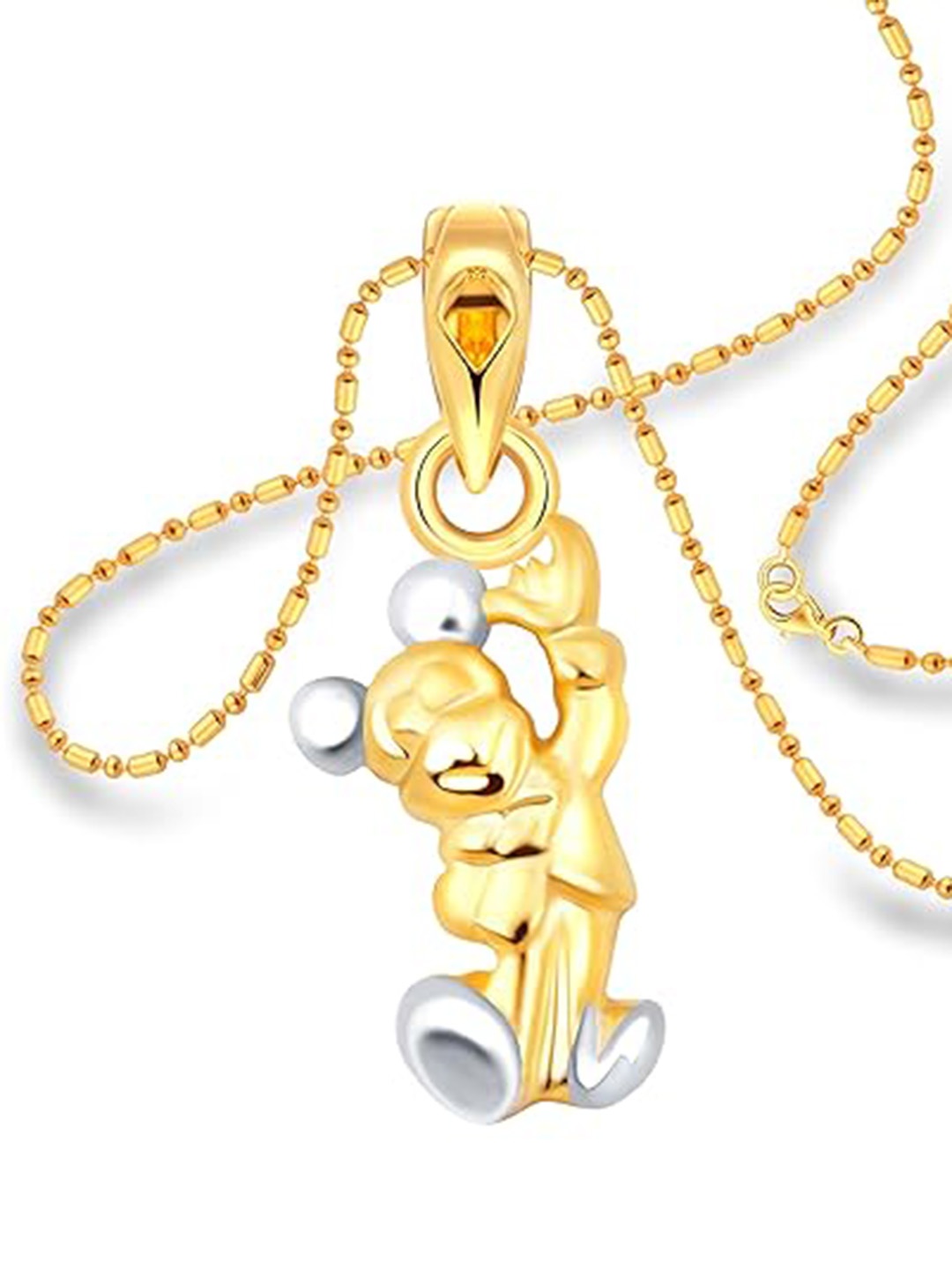 

Vighnaharta Gold-Plated Contemporary Pendants with Chains