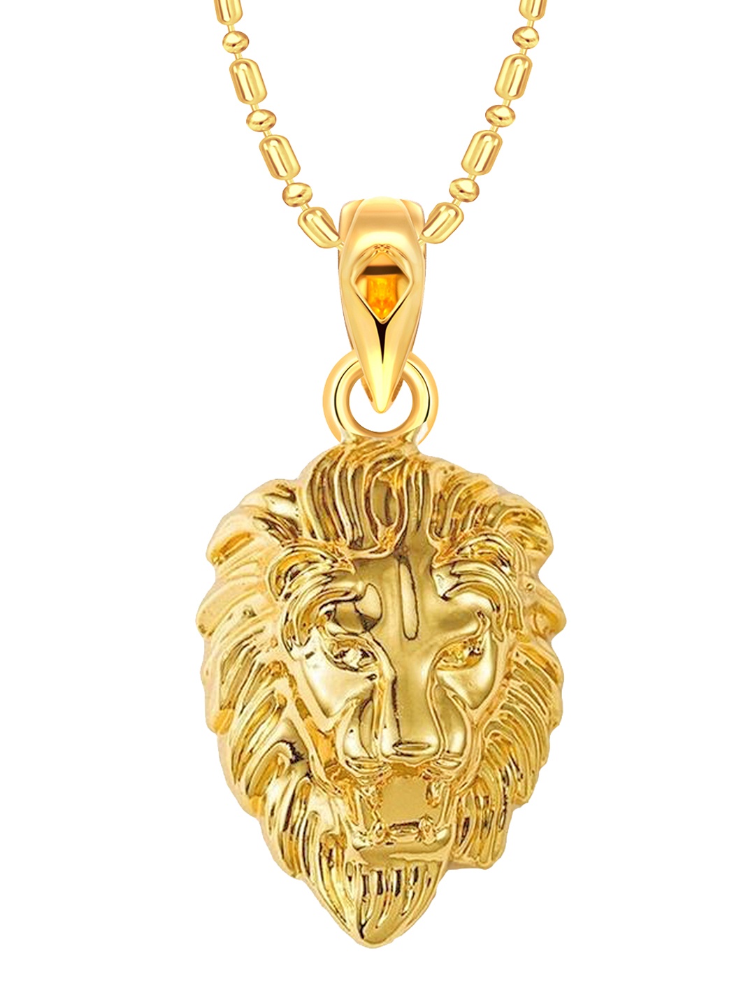

Vighnaharta Gold-Plated Contemporary Pendants with Chains