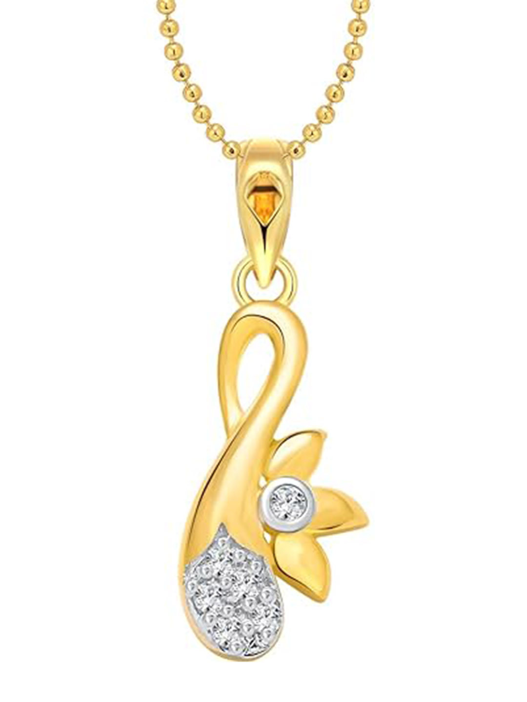 

Vighnaharta Gold-Plated Floral Pendants