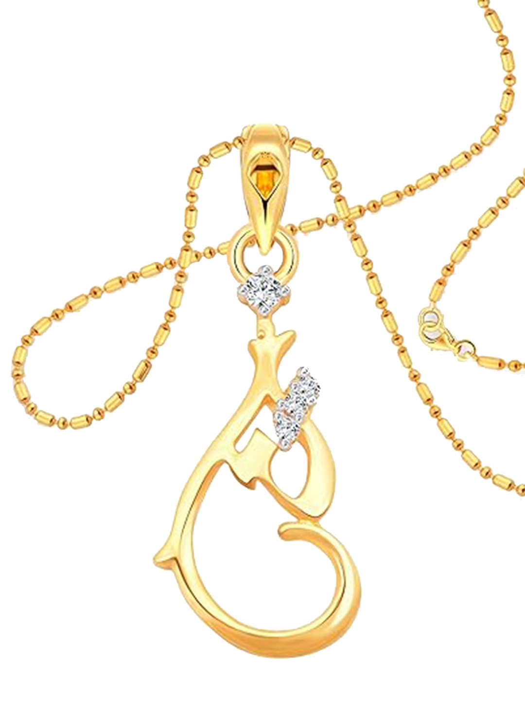 

Vighnaharta Gold-Plated Contemporary Pendants with Chains