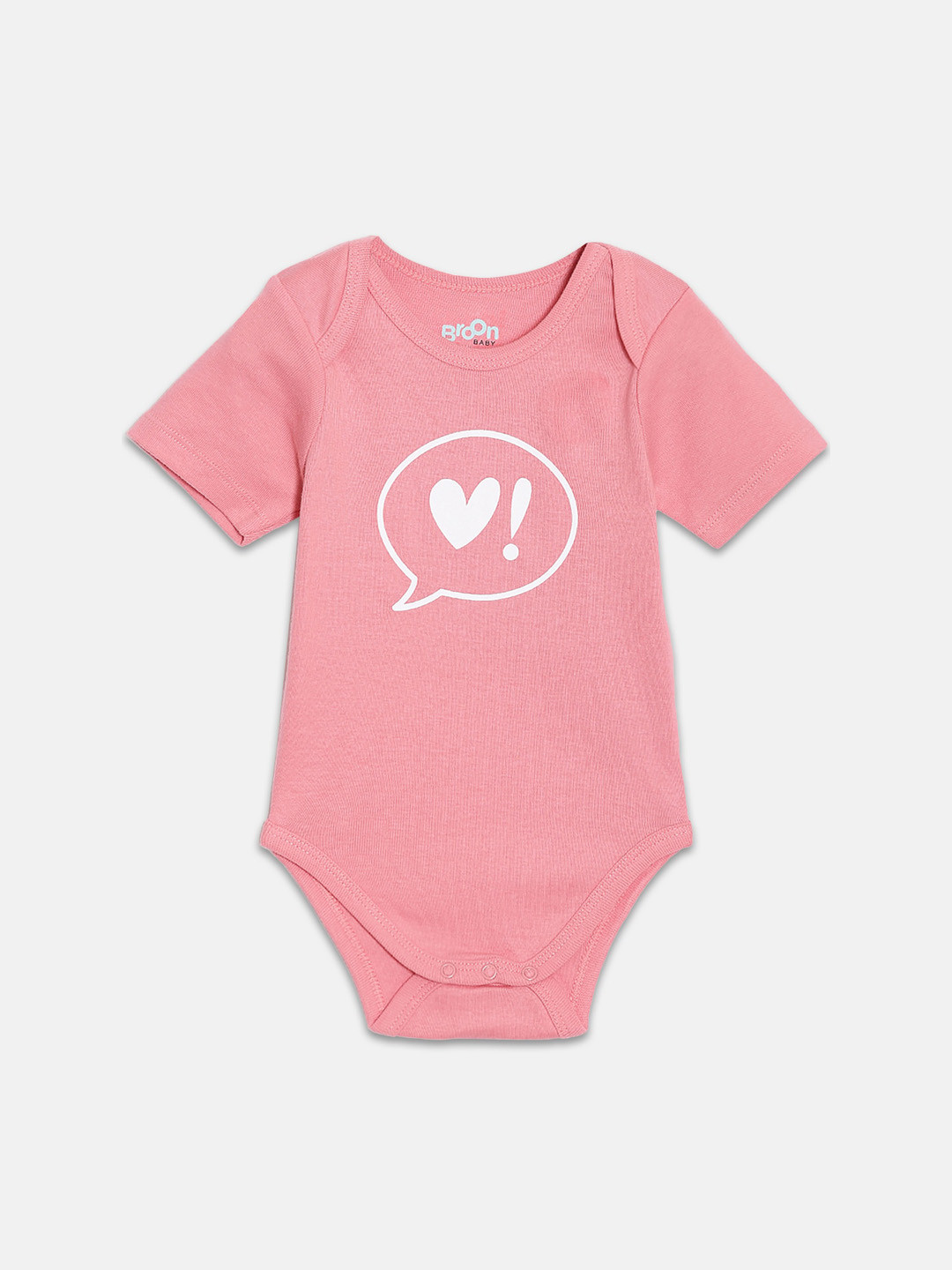 

Broon Infant Girls Printed Cotton Bodysuit, Fuchsia
