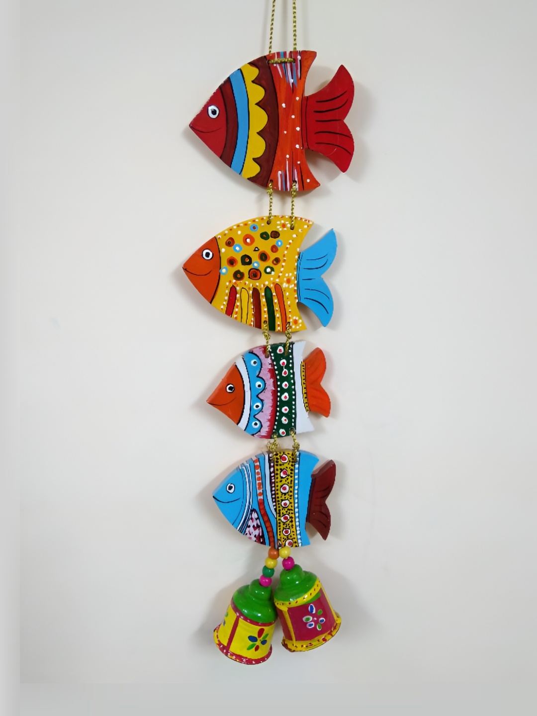 

Sohibe Red & Blue Printed Wall Hanging