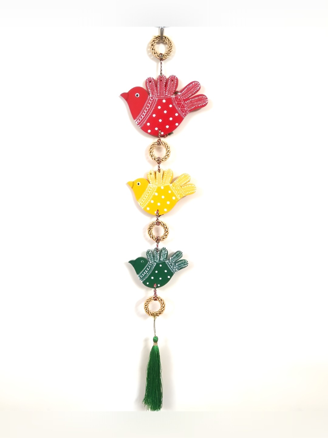 

Sohibe Red & Blue Printed Wall Hanging