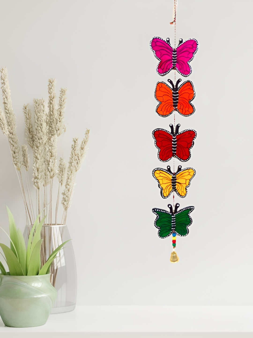 

Sohibe Red & Green Printed Wall Hanging