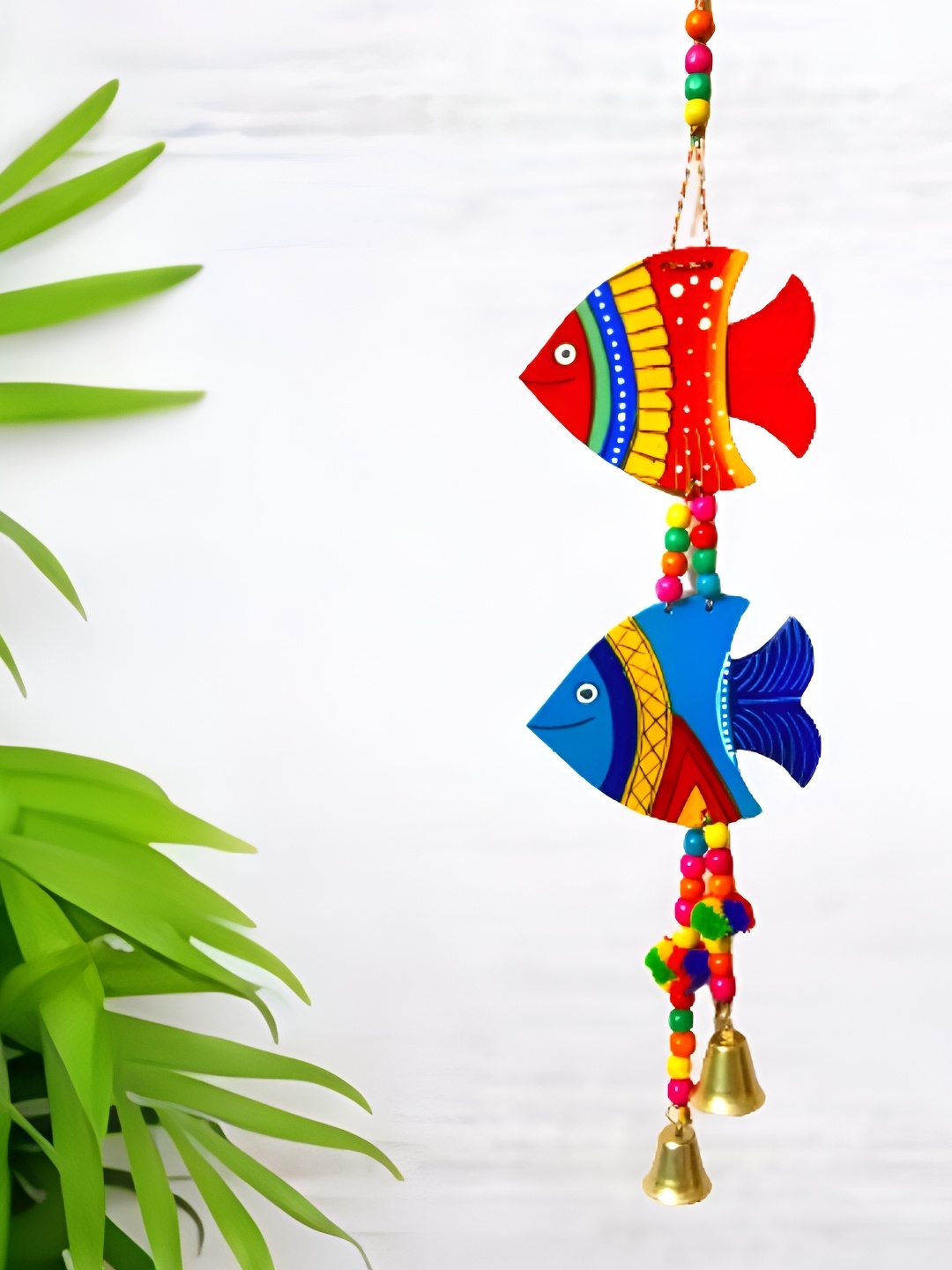 

Sohibe Red & Blue Printed Wall Hanging