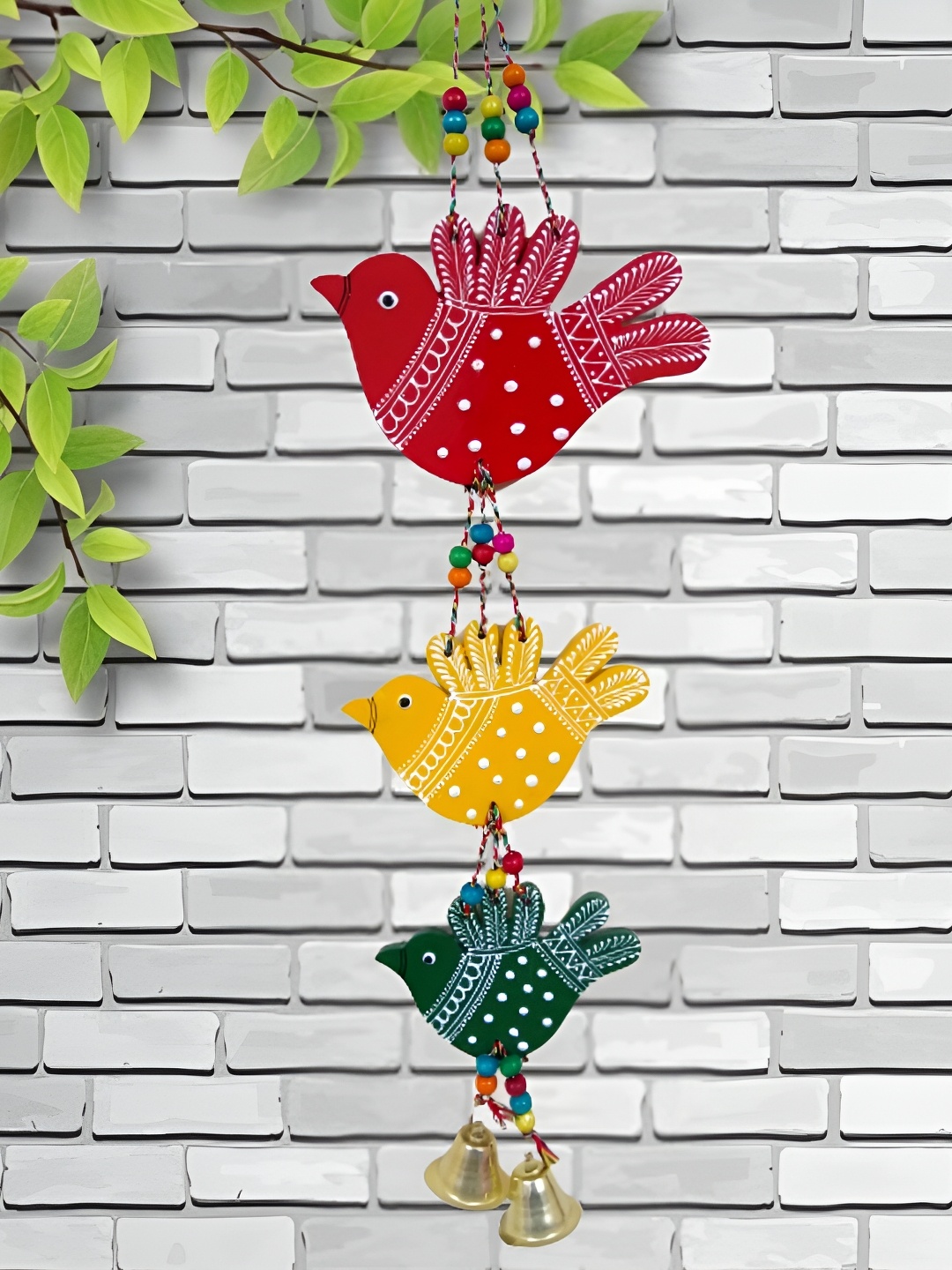 

Sohibe Red & Green Printed Wall Hanging