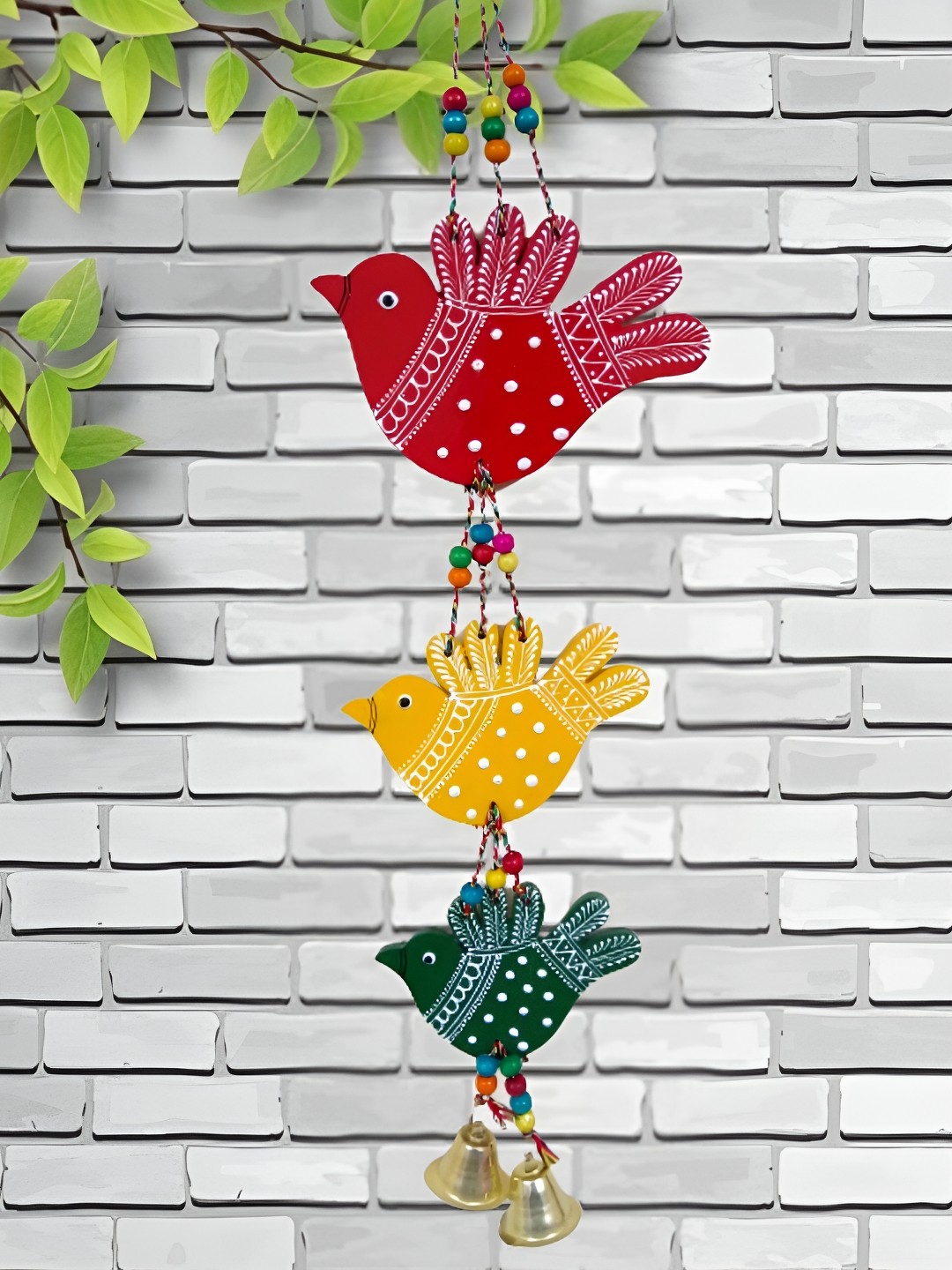 

Sohibe Red & Green Printed Wall Hanging