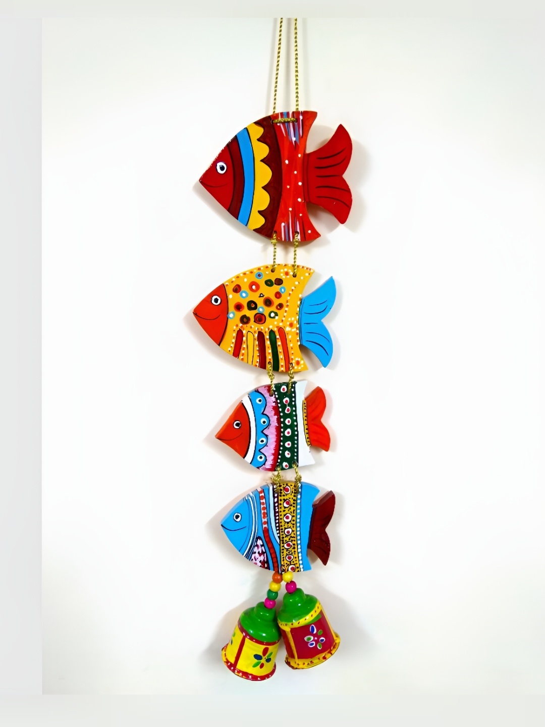 

Sohibe Red & Blue Printed Wall Hanging